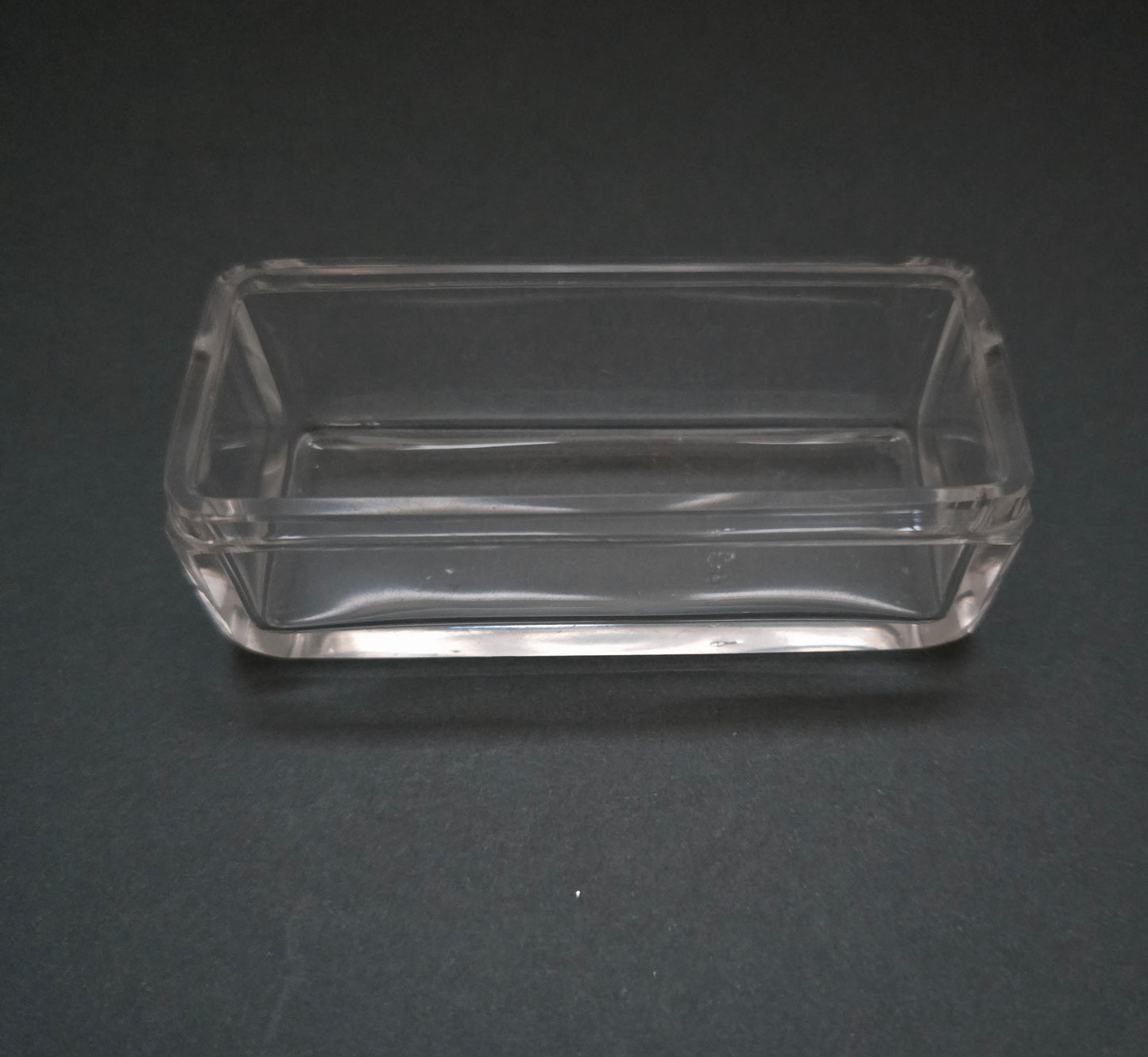 Levi Salaman Sterling Silver & Crystal Hairpin Box - Birmingham 1903