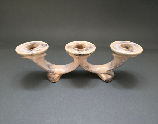 Jafra Keramik Lava Glaze Candle Holder - Germany Late 1940s