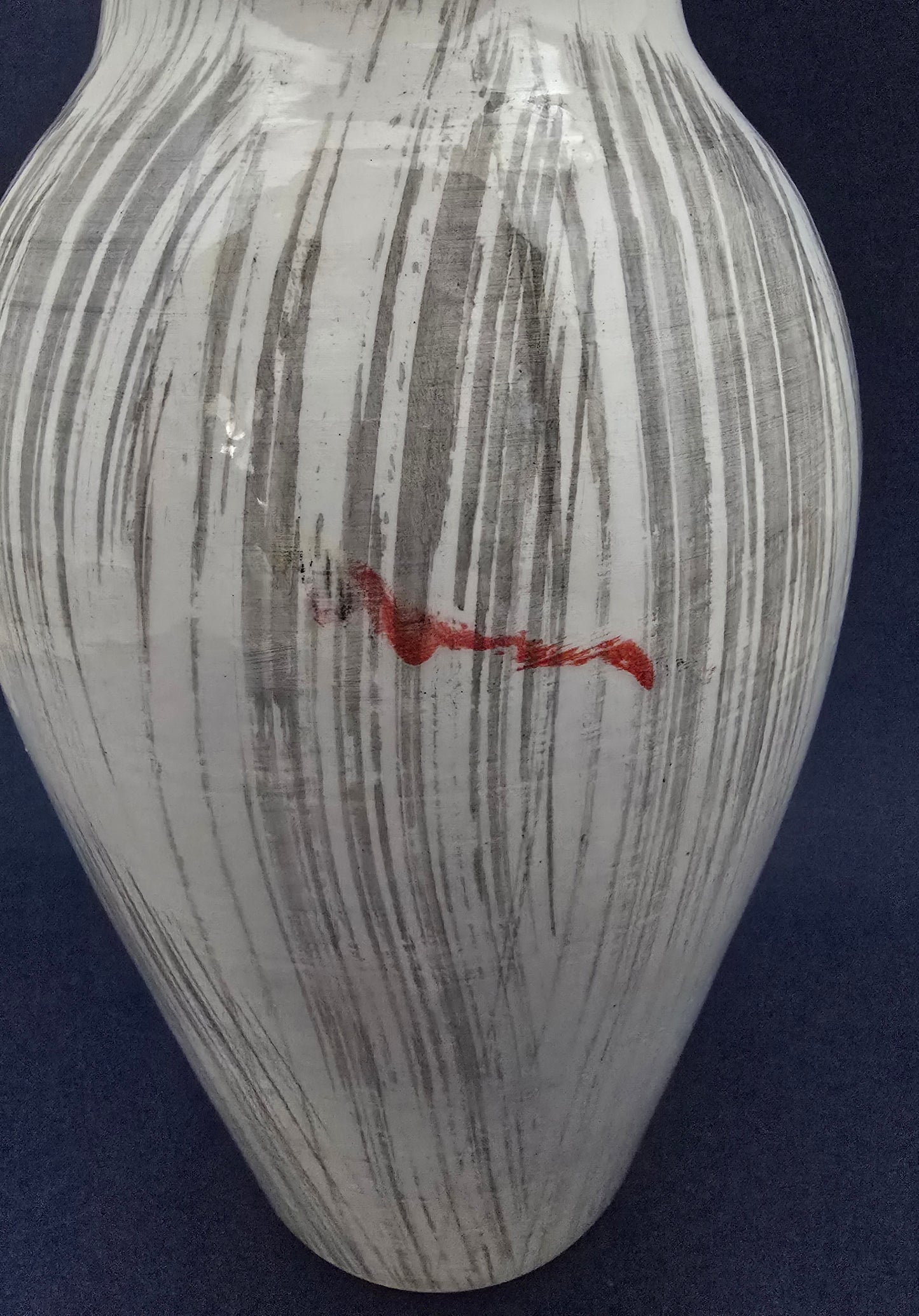 Italian Art Pottery Sculptural Vase - Multi-Fired Glaze 1960s