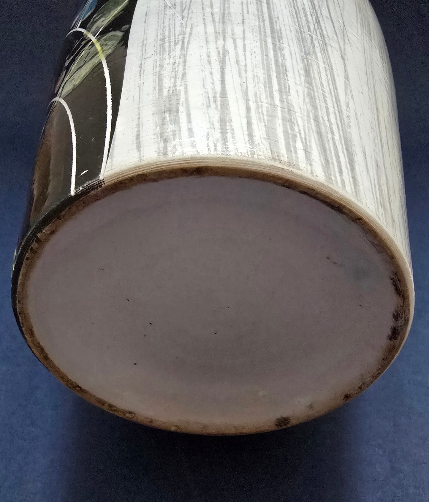 Italian Art Pottery Sculptural Vase - Multi-Fired Glaze 1960s
