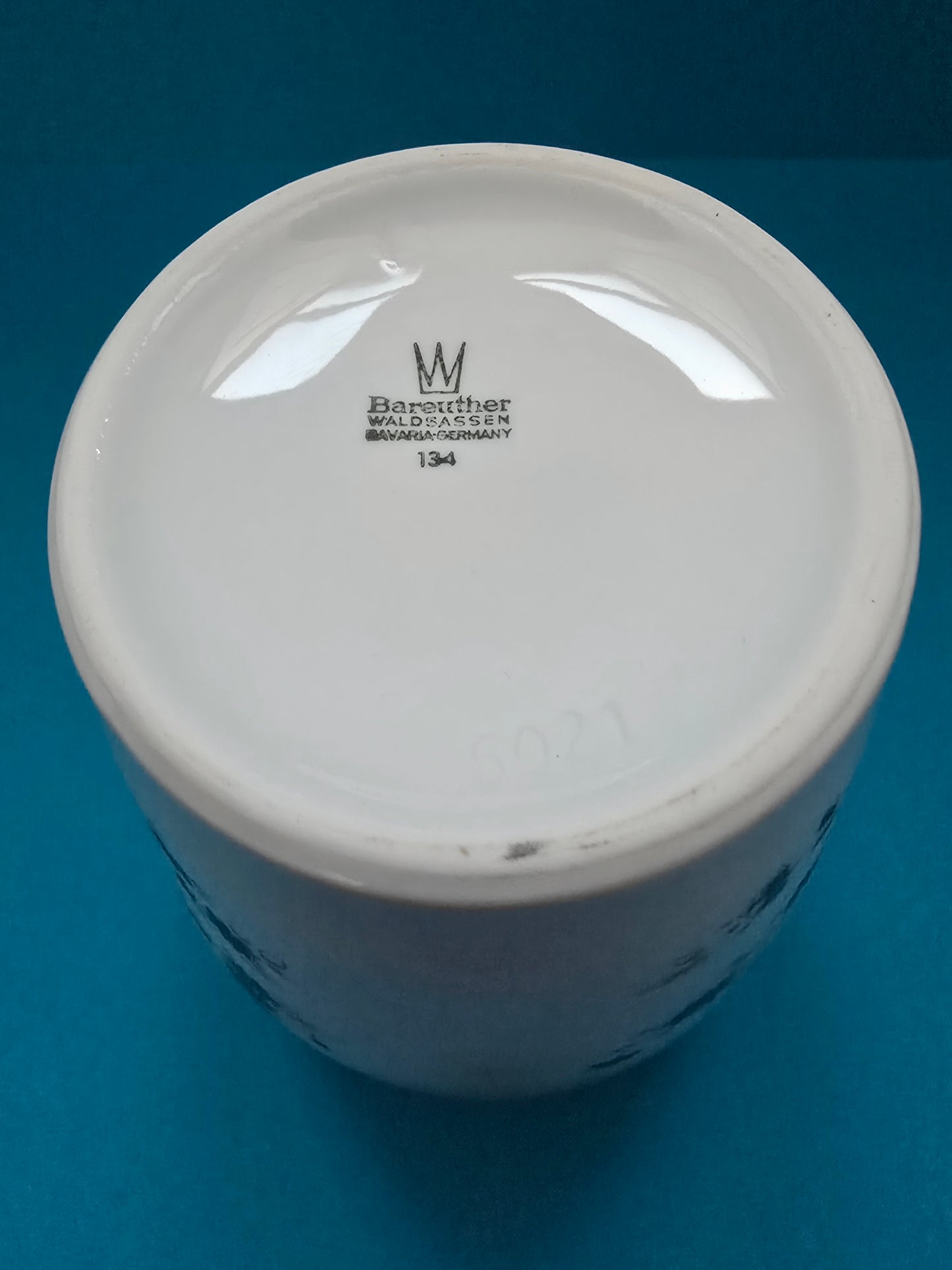 Bareuther Waldsassen Porcelain Vase - Bavaria Germany 1950