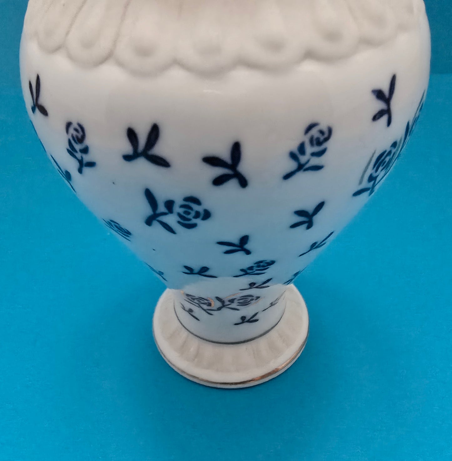 Royal Copenhagen Blue Rose Vase - Denmark 1940