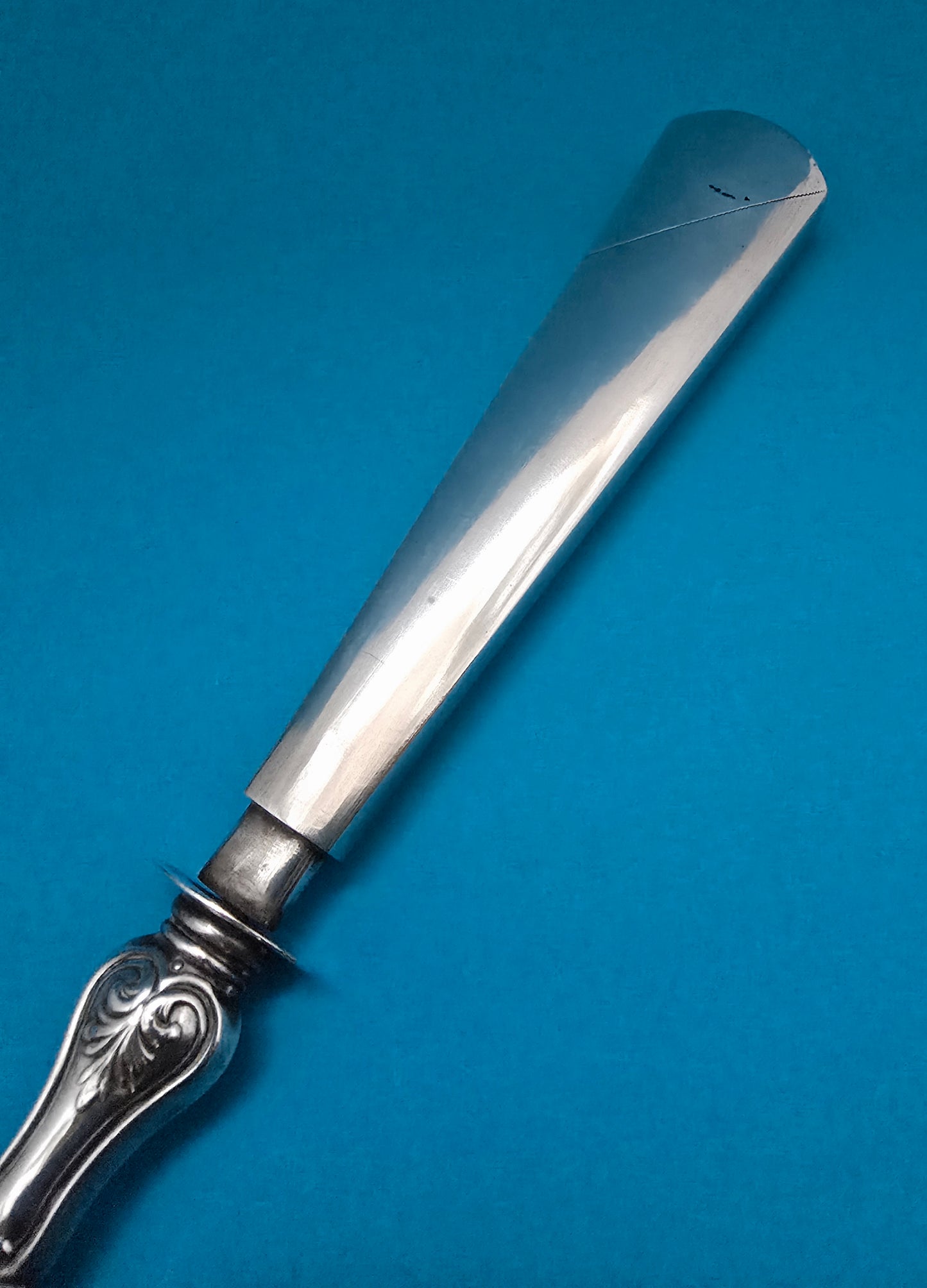 French Cake Server with Sterling Silver Handle - 1890