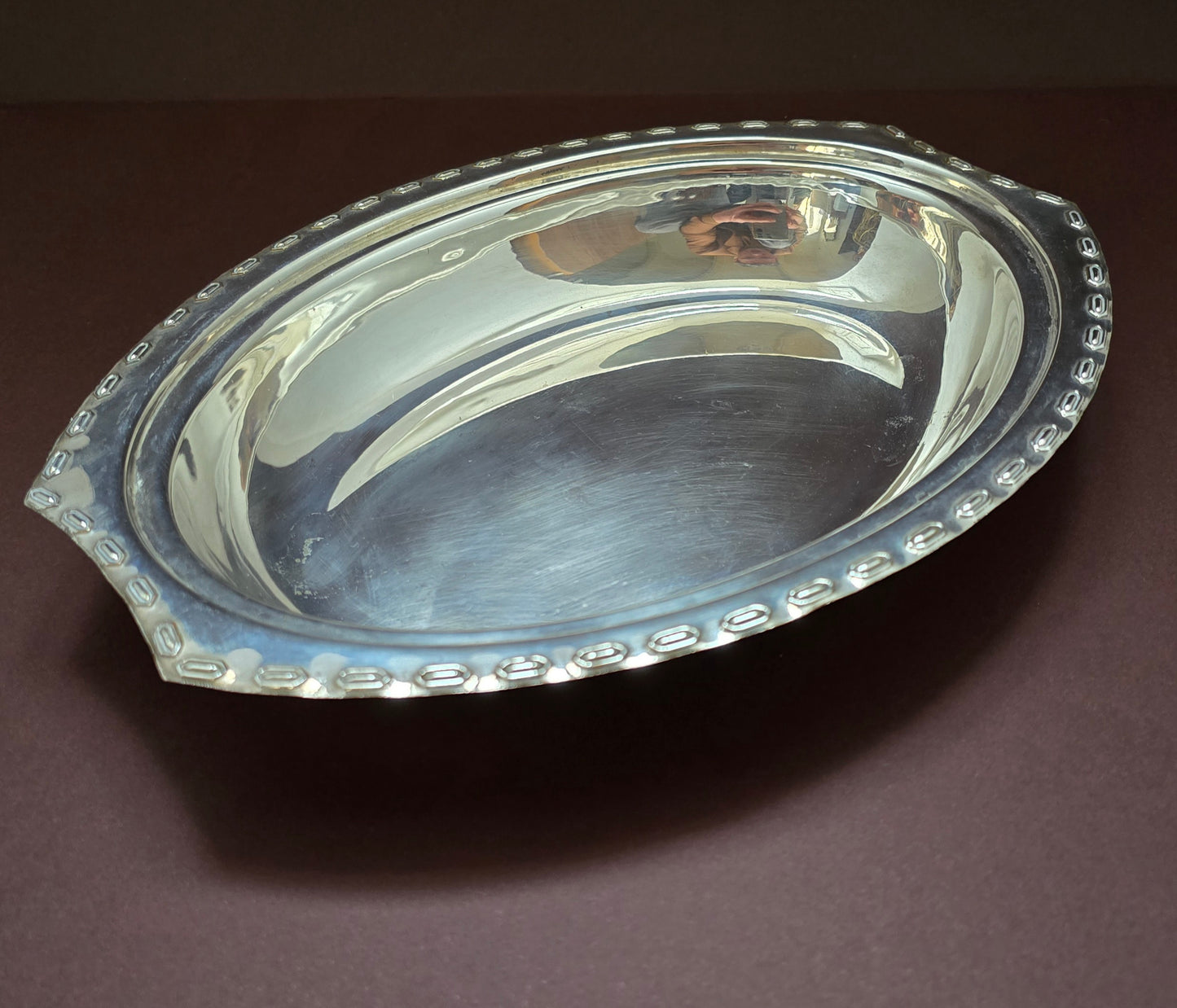 James Dixon & Sons Oval Serving Dish - Sheffield 1920