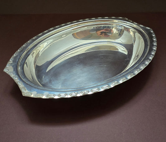 James Dixon & Sons Oval Serving Dish - Sheffield 1920
