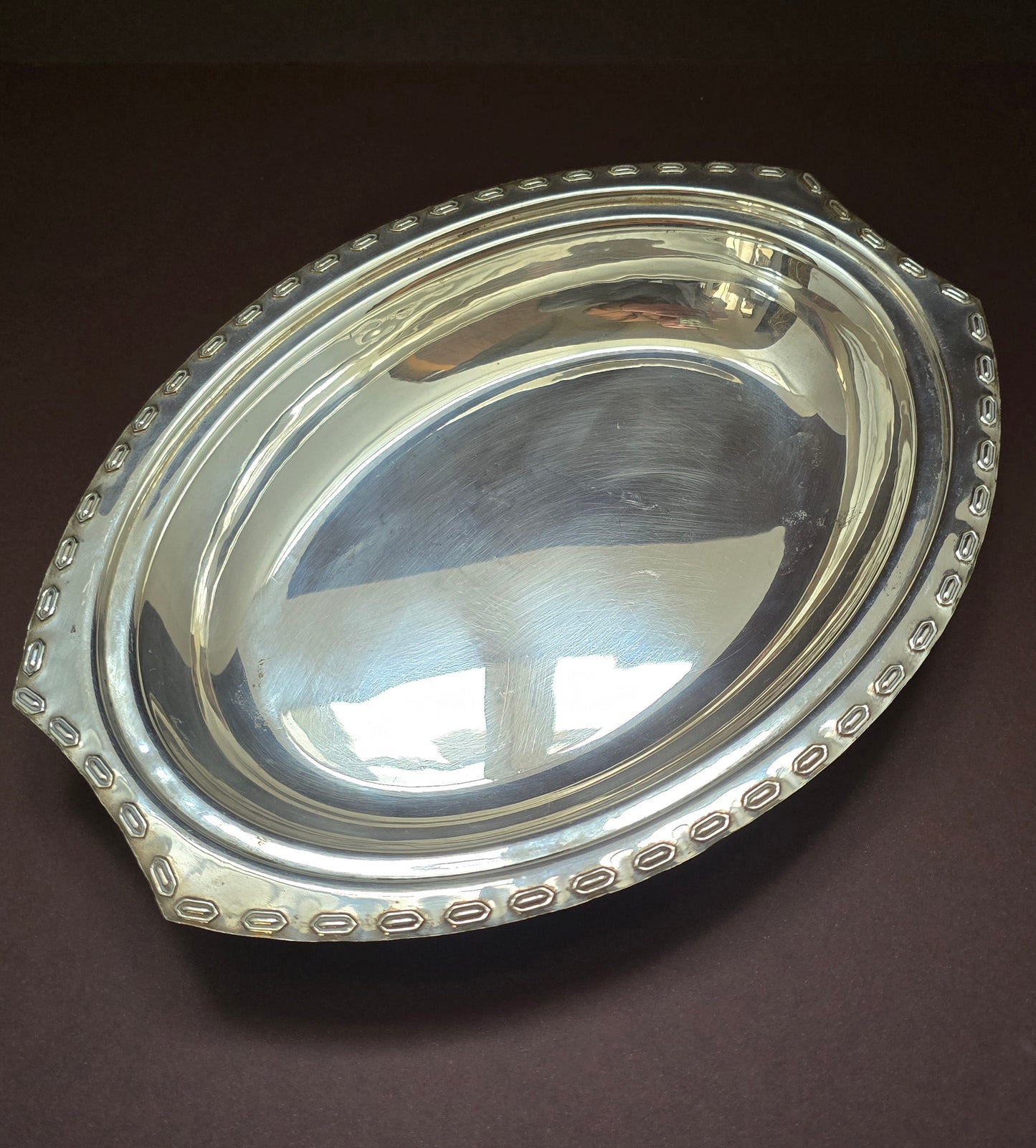 James Dixon & Sons Oval Serving Dish - Sheffield 1920