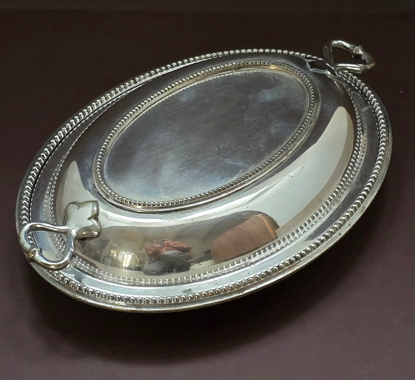 John Round & Son Nickel Silver Covered Serving Dish - England 1880