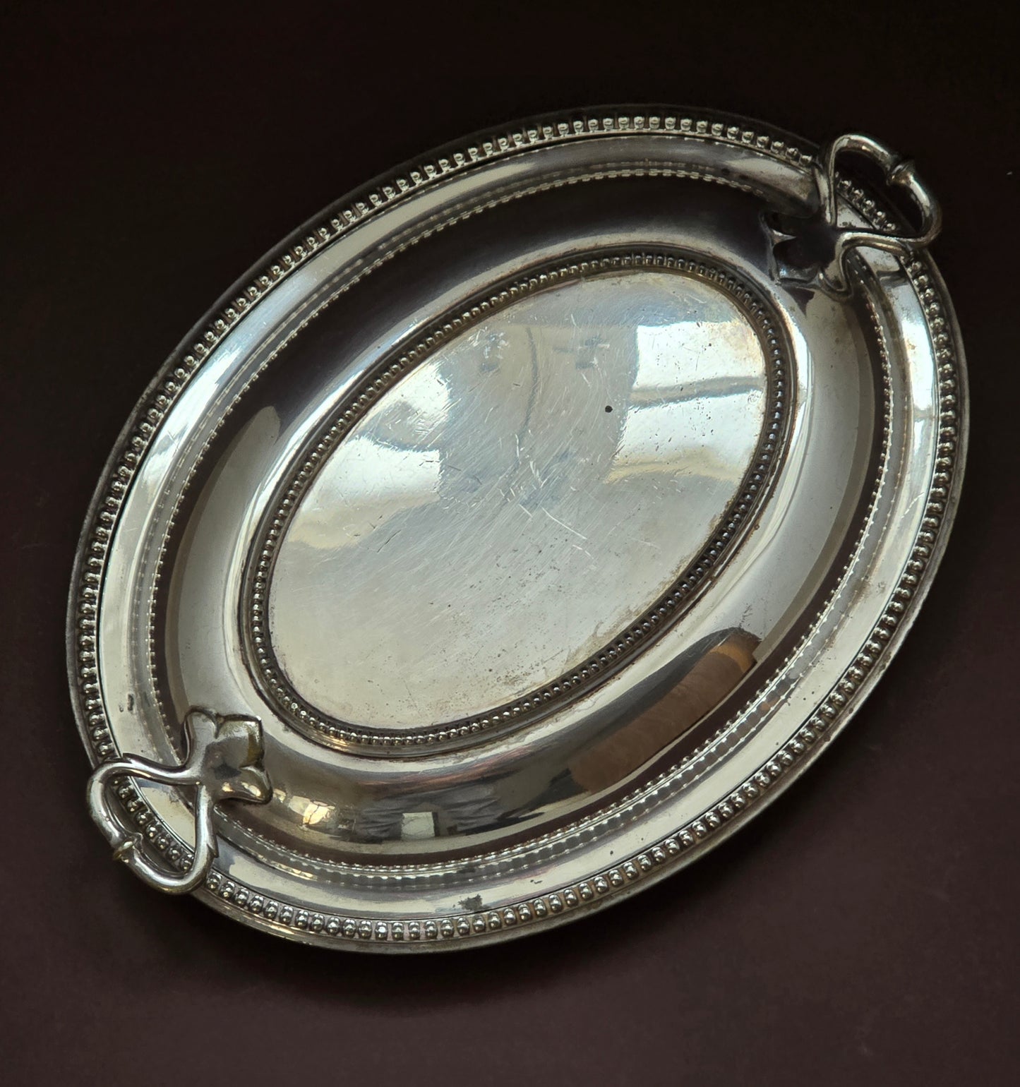 John Round & Son Nickel Silver Covered Serving Dish - England 1880