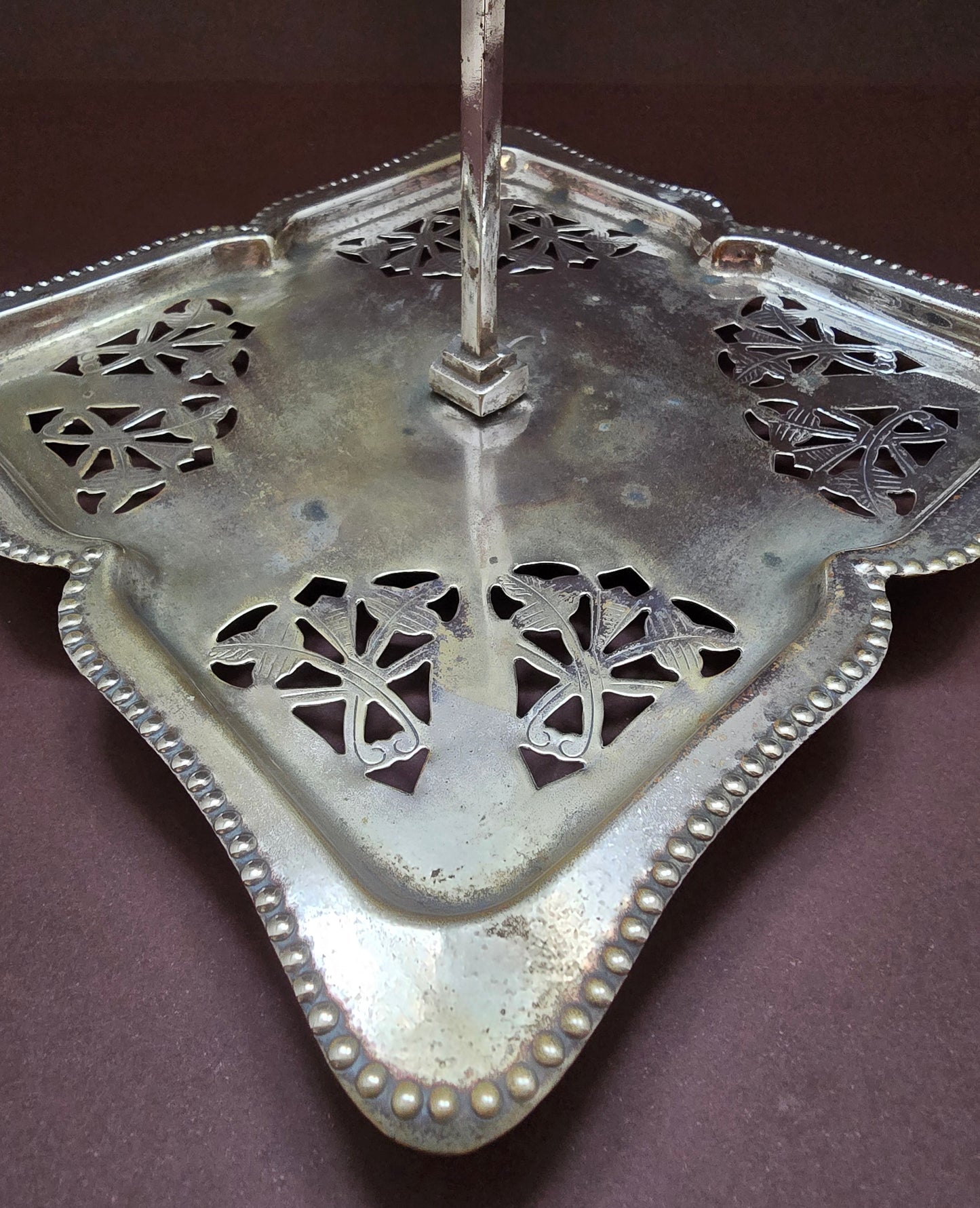 Art Nouveau Serving Tray - E & J Leek England 1930
