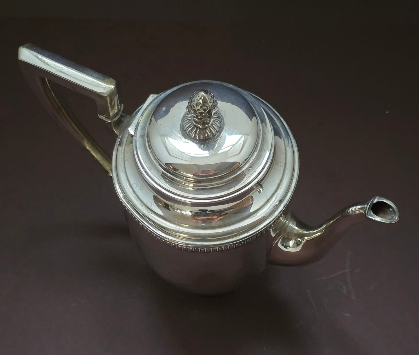 SOLD! Beautiful Alpacca Coffee Pot - Art Deco German Silver Plated 1930