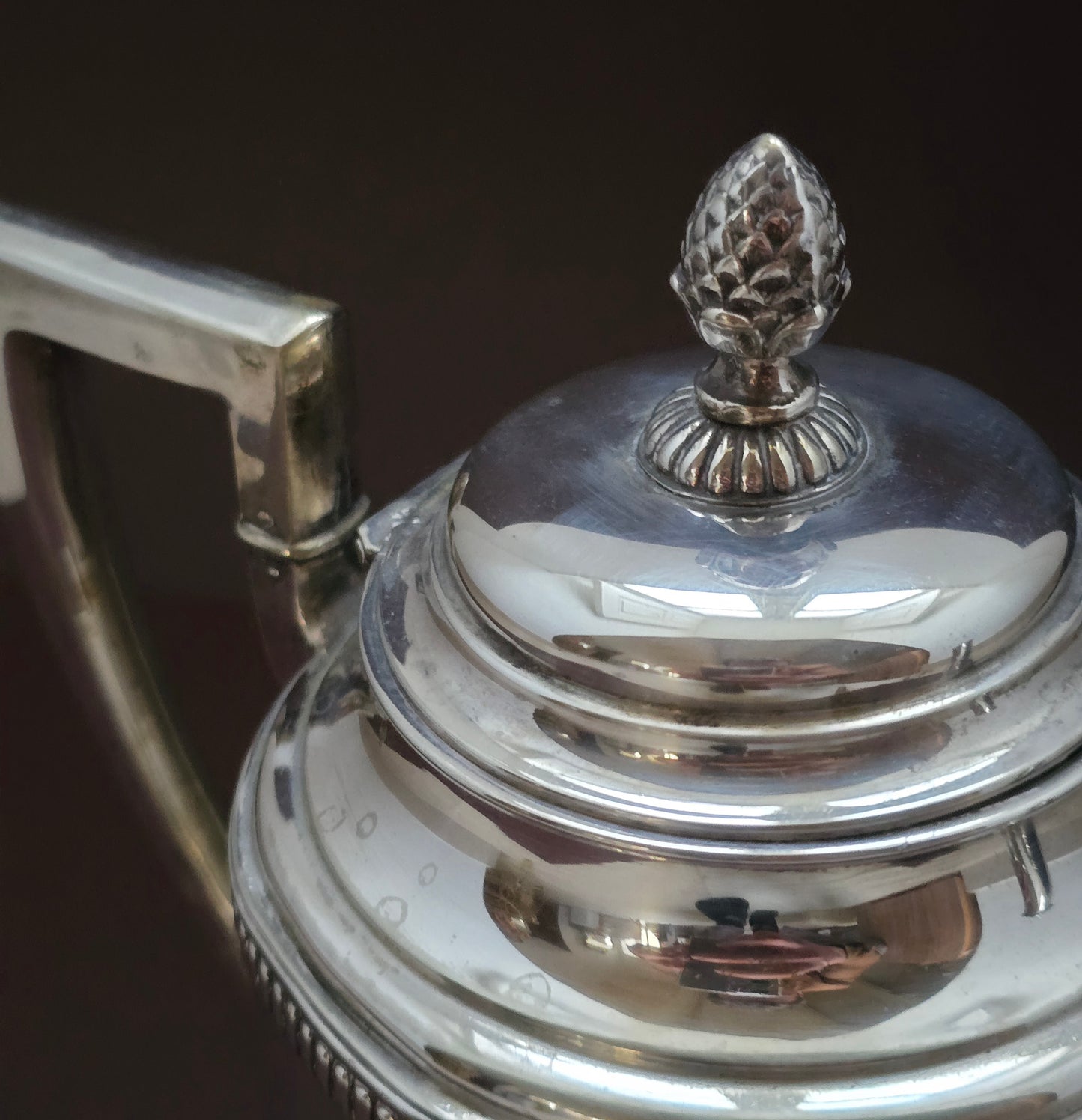 SOLD! Beautiful Alpacca Coffee Pot - Art Deco German Silver Plated 1930