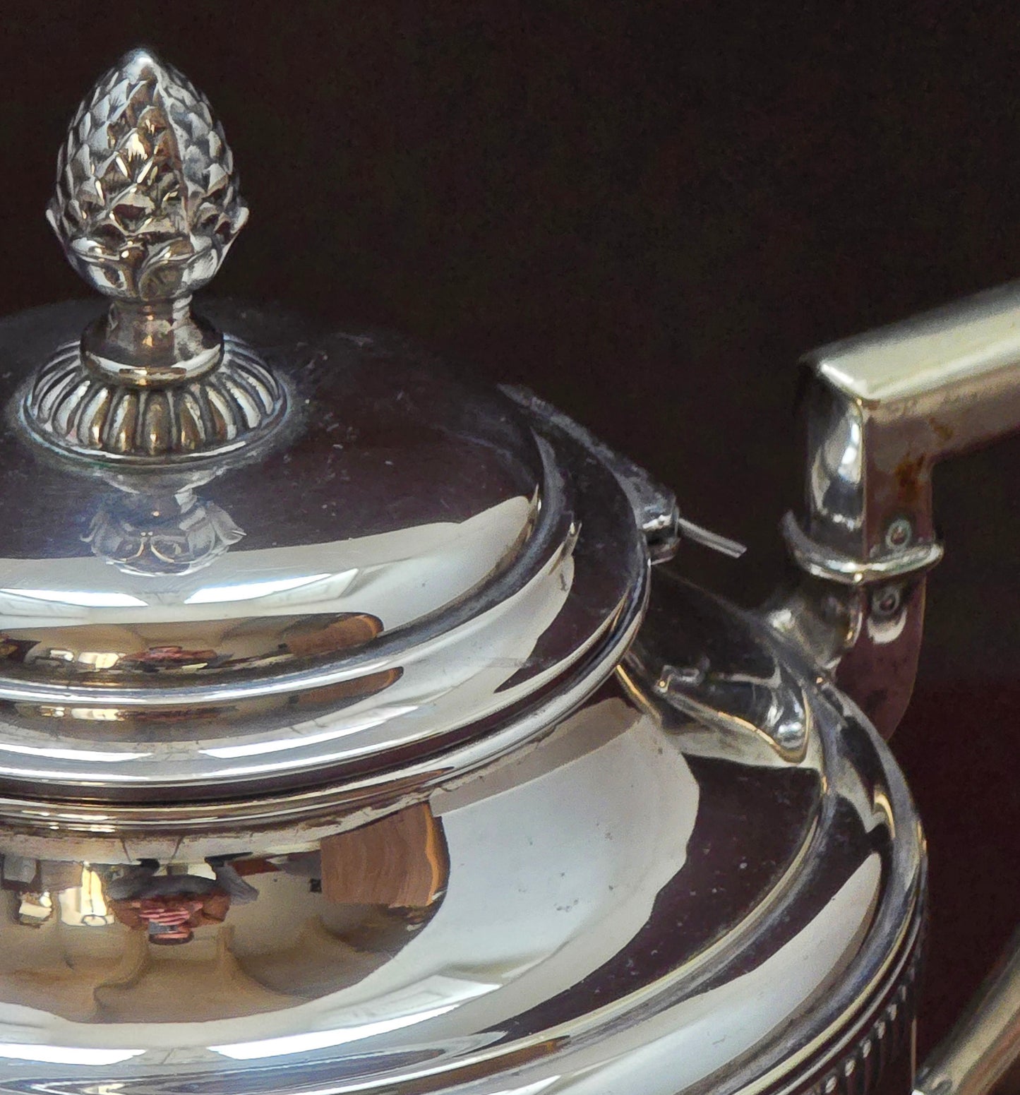 Alpacca Teapot with Character - Art Deco German Silver Plated 1930