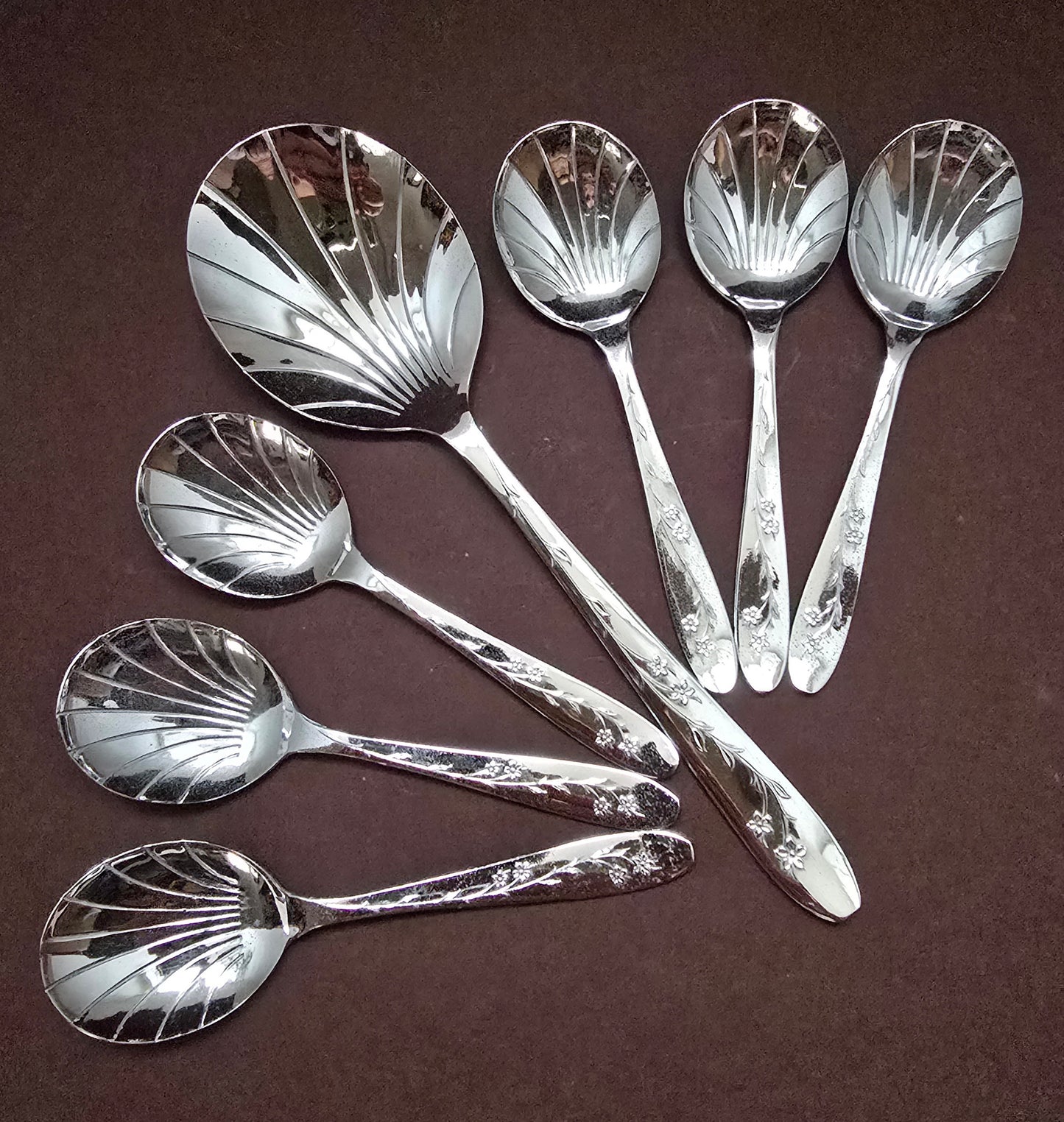 Sheffield Art Nouveau Dessert Set - England 1920s