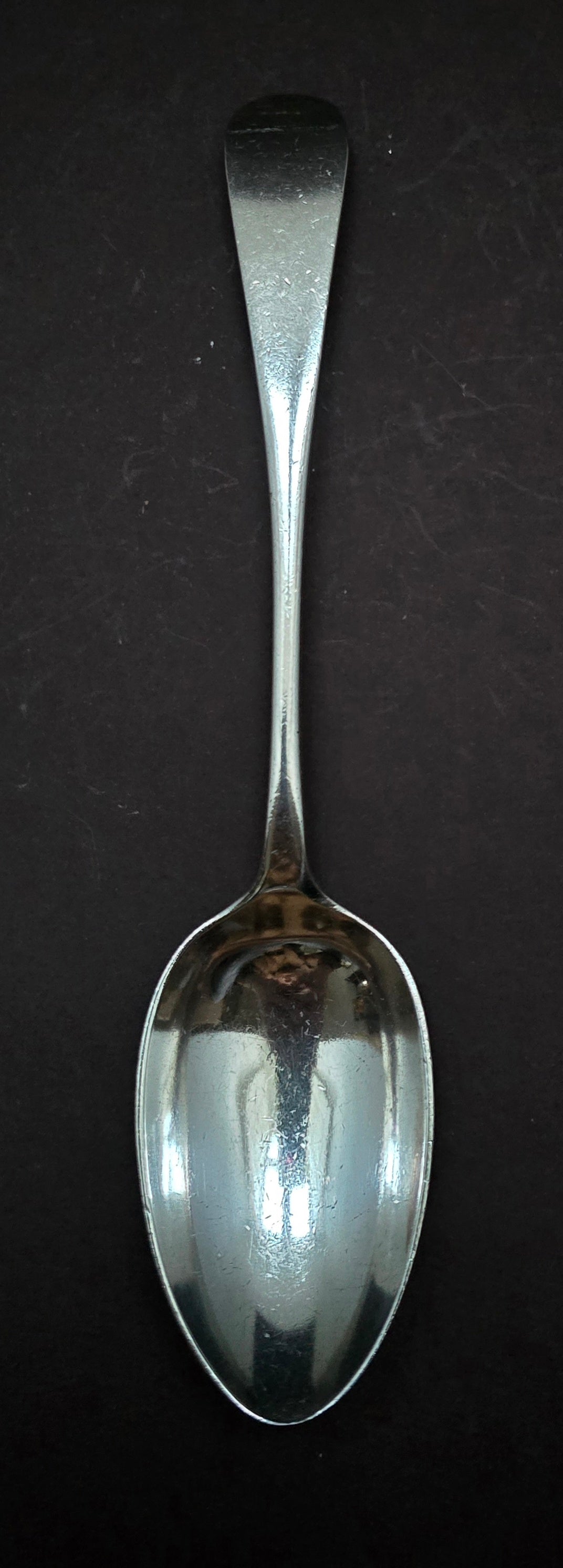1880s William Hall Silver Serving Spoon - English Hallmarked