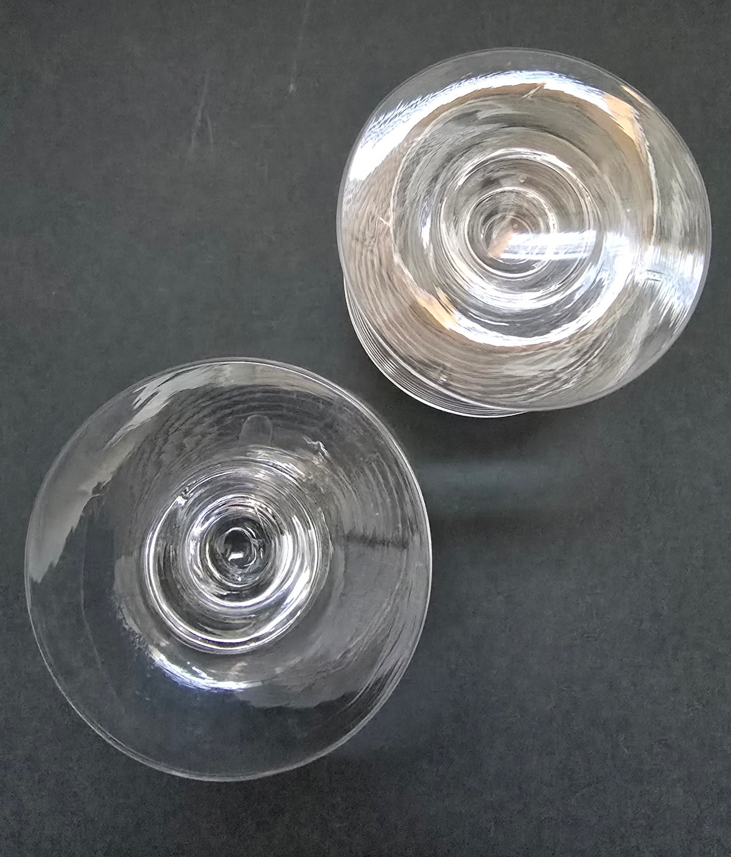 1900s Frisian Thread Glass Goblets - Set of 2