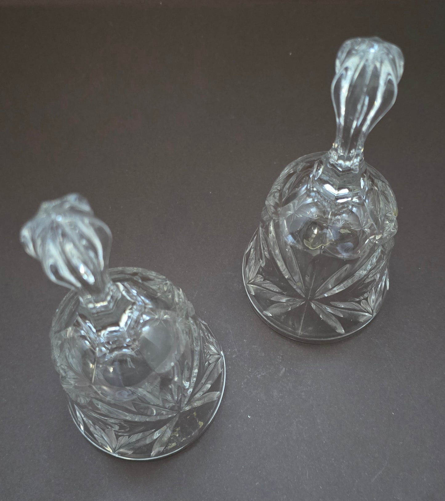 Kristal Zajecar Crystal Bell - 1960s Yugoslav Cut Crystal Table Bell