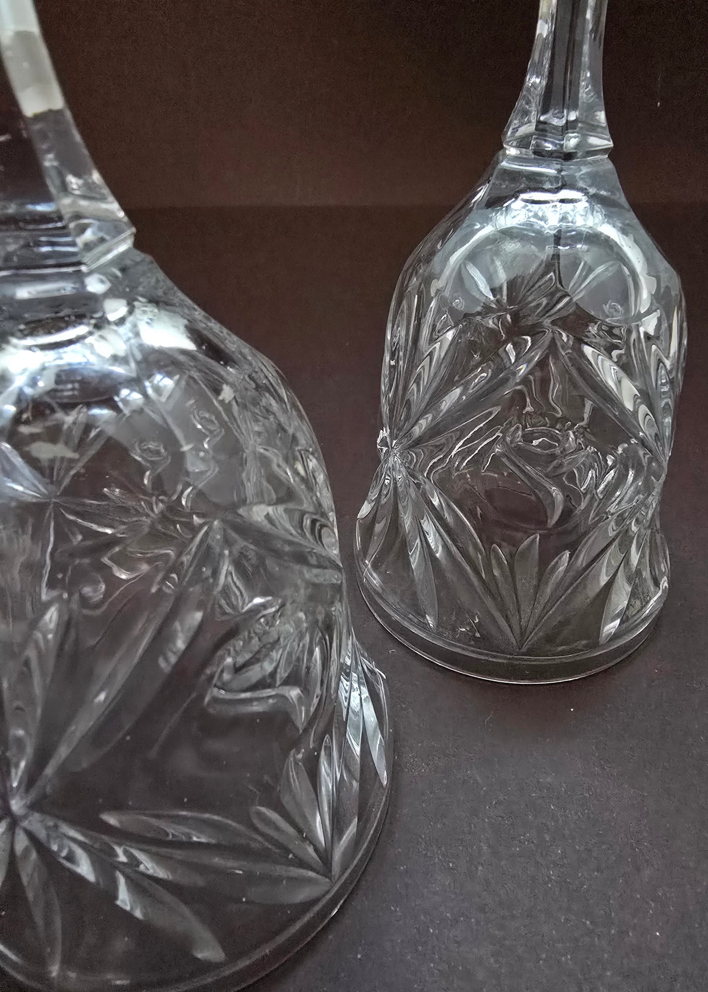 Kristal Zajecar Crystal Bell - 1960s Yugoslav Cut Crystal Table Bell