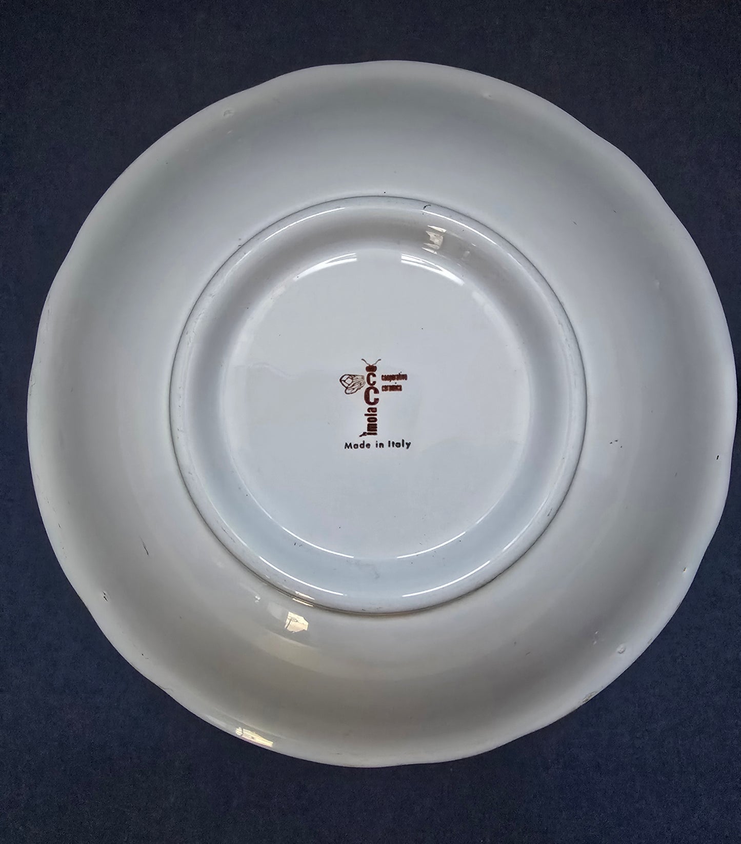 CCI Imola Hand-Painted Majolica Bowl - Imari Style 1950s Italy