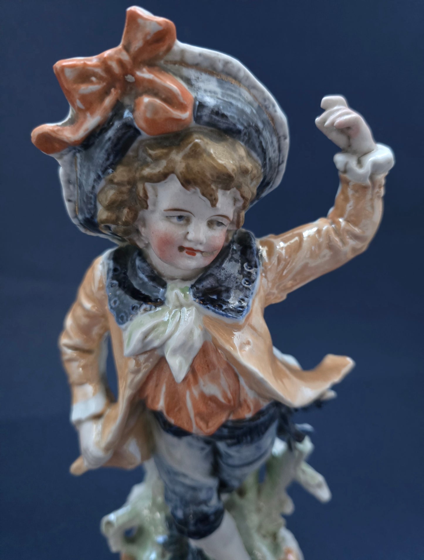 Victorian Staffordshire Flat Back Boy Figurine - 1885
