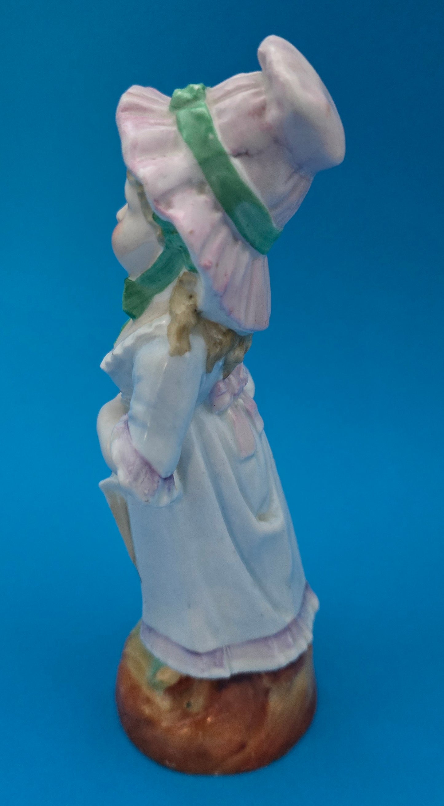 Ernst Bohne & Söhne Victorian Lady Figurine - 1880 German Porcelain
