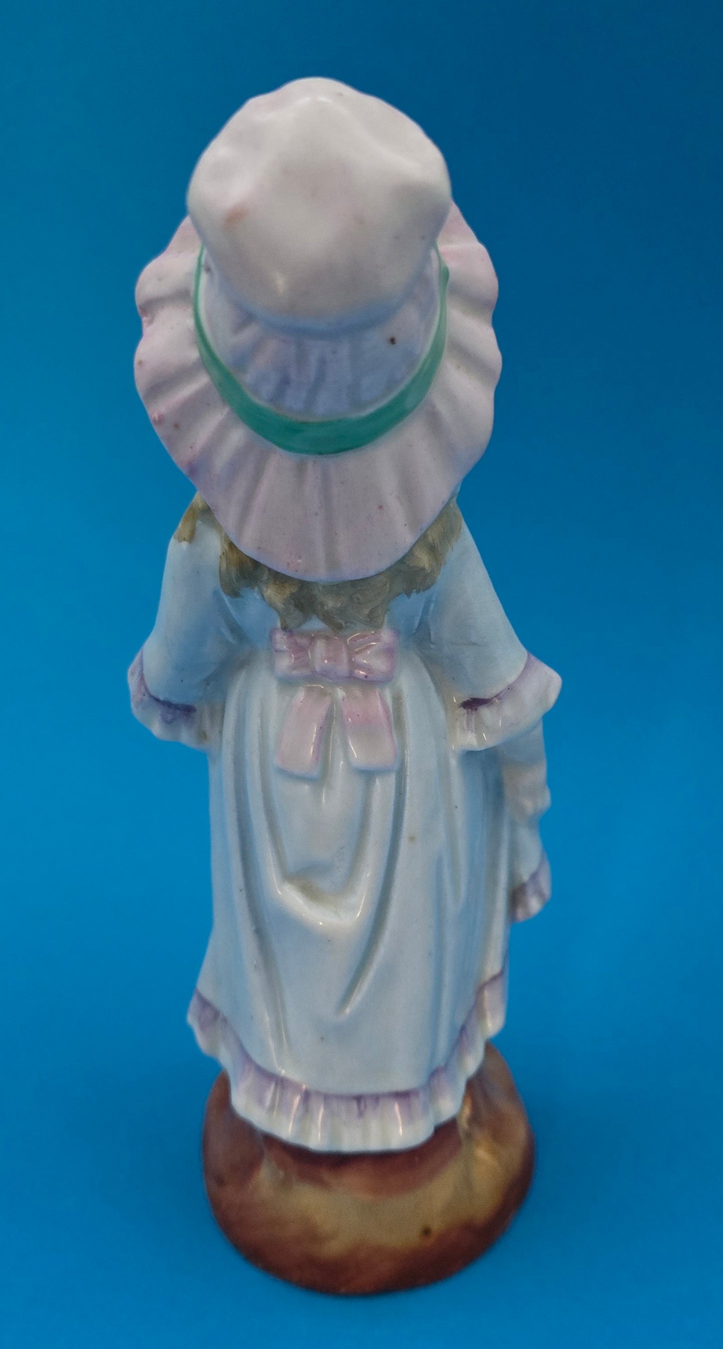 Ernst Bohne & Söhne Victorian Lady Figurine - 1880 German Porcelain