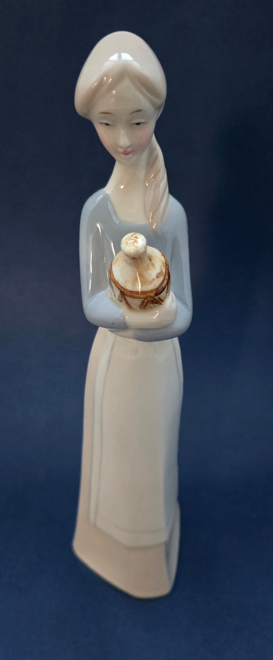 SOLD! Vintage Japanese Porcelain Lady Figurine - 1970s