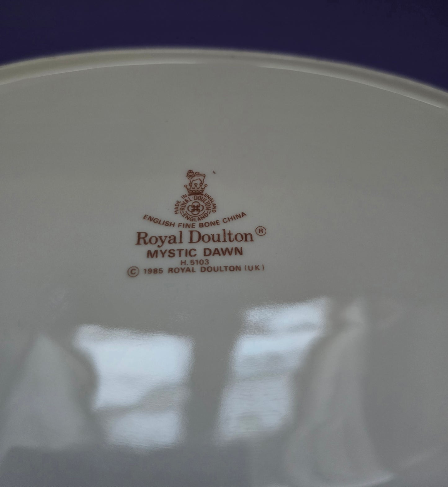 Royal Doulton Mystic Dawn Trinket Dish - 1985 Vintage