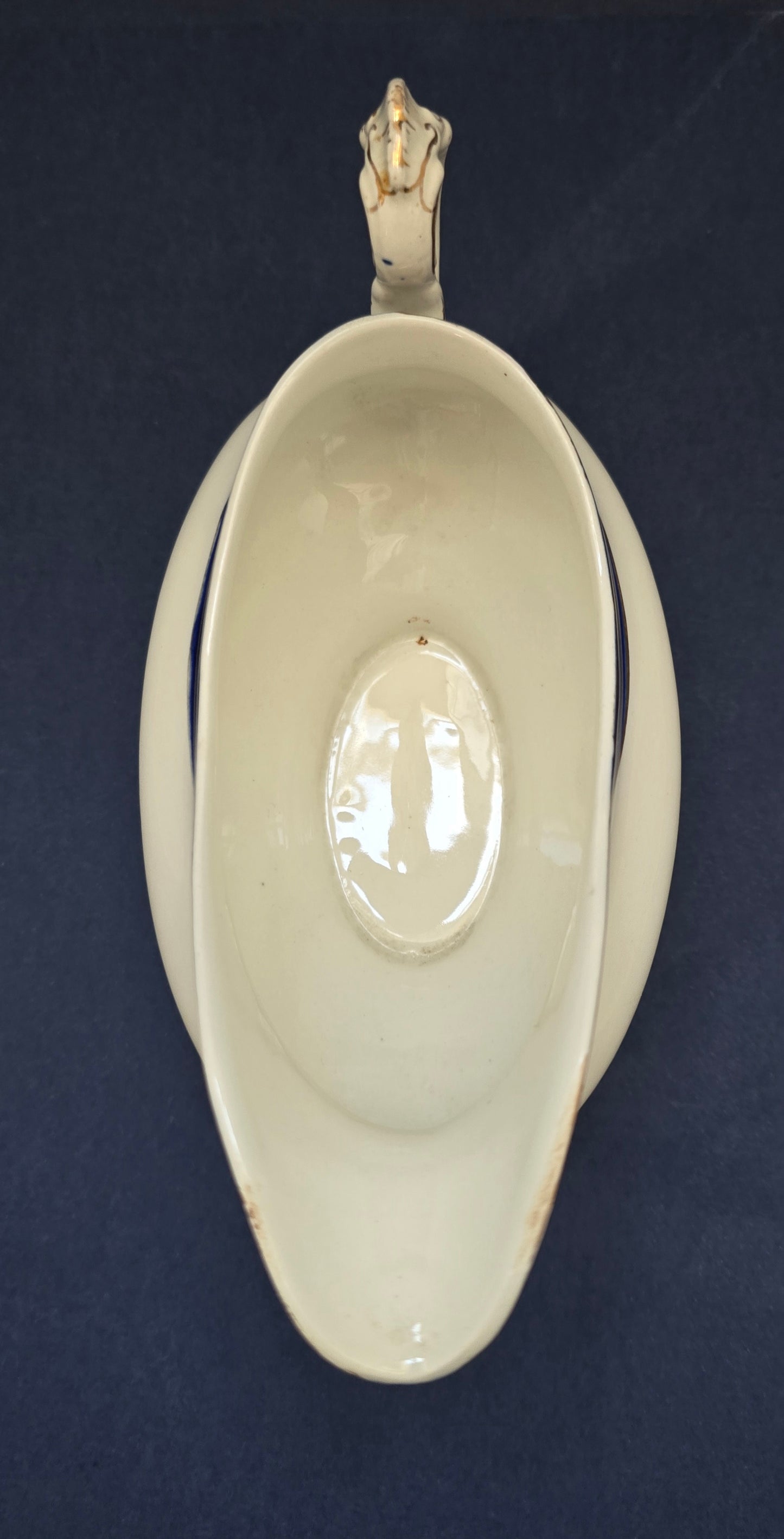 English Gravy Boat for L. Balbi Malta - Art Deco 1930s