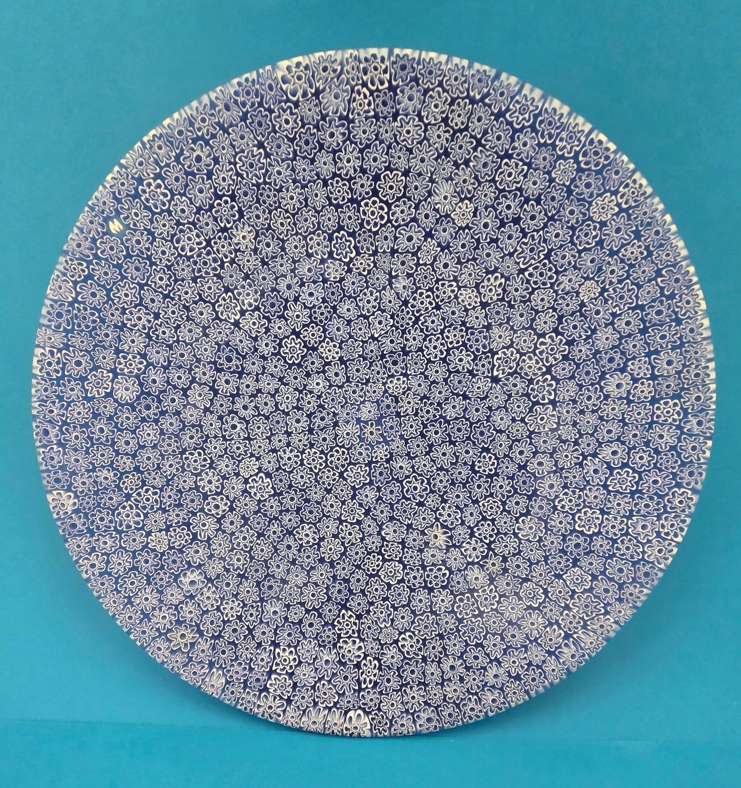 Murano Glass Millefiori Plate - Vetro Artistico Handmade Italy