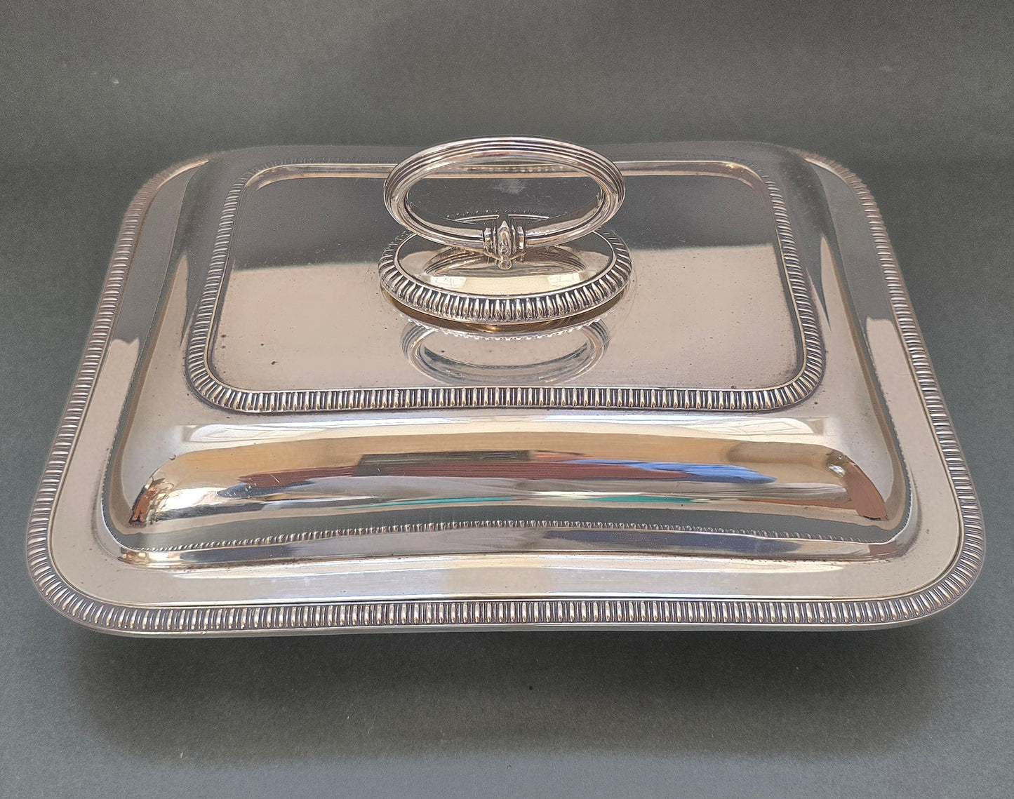 Mappin & Webb Princes Plate Triple Deposit Double Serving Tray with Removable Handle (1890)