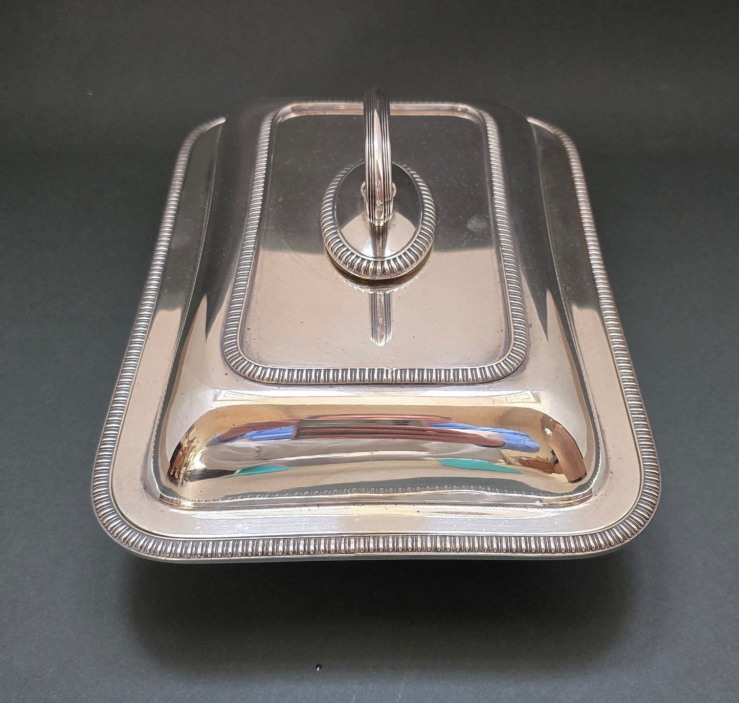 Mappin & Webb Princes Plate Triple Deposit Double Serving Tray with Removable Handle (1890)