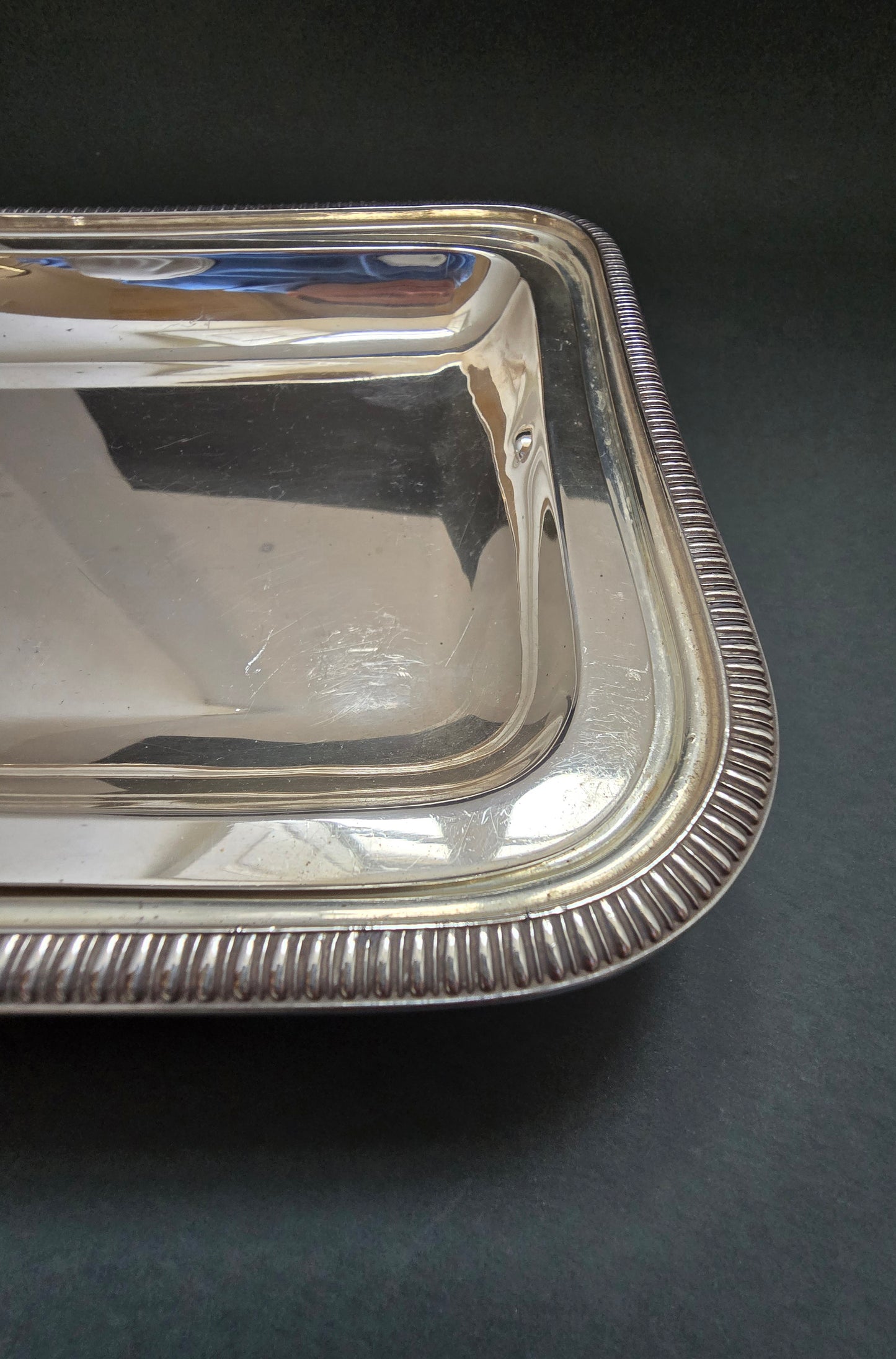 Mappin & Webb Princes Plate Triple Deposit Double Serving Tray with Removable Handle (1890)
