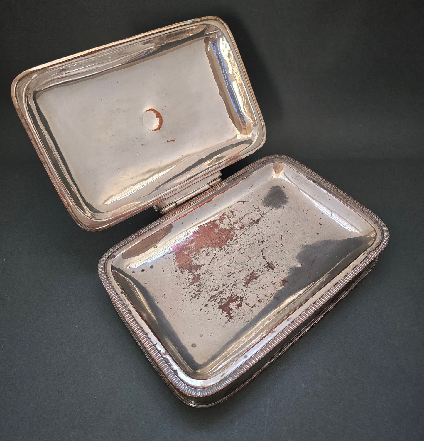 Victorian Silver Plated Welsh Rarebit Server with Ivorine Handle (1890)