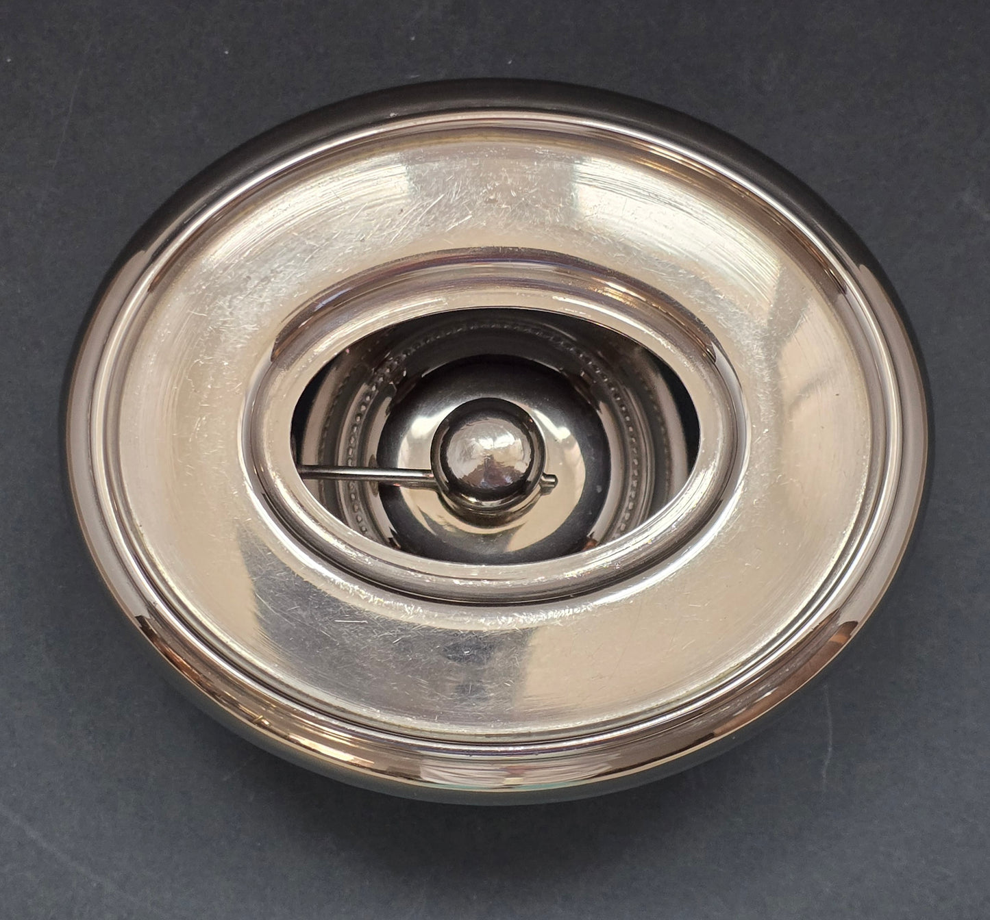 Victorian Silver Plated Teapot Warmer with Lion Paw Feet and Spirit Burner (circa 1880)
