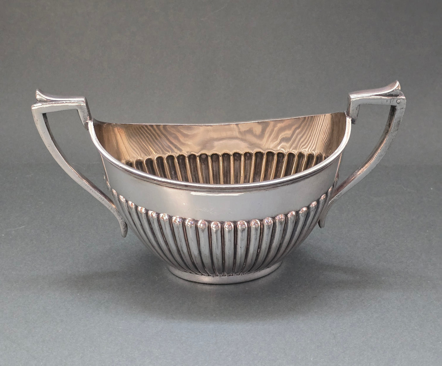 James Deakin & Sons Edwardian 3-Piece Tea Set - Hard White Metal Sheffield (Early 1900s)