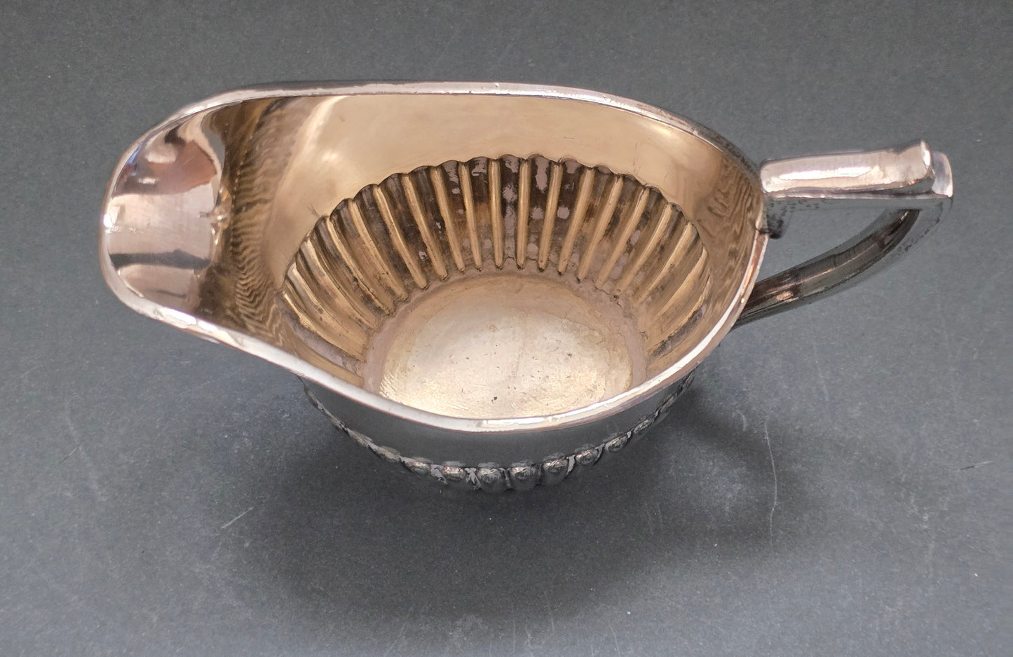 James Deakin & Sons Edwardian 3-Piece Tea Set - Hard White Metal Sheffield (Early 1900s)