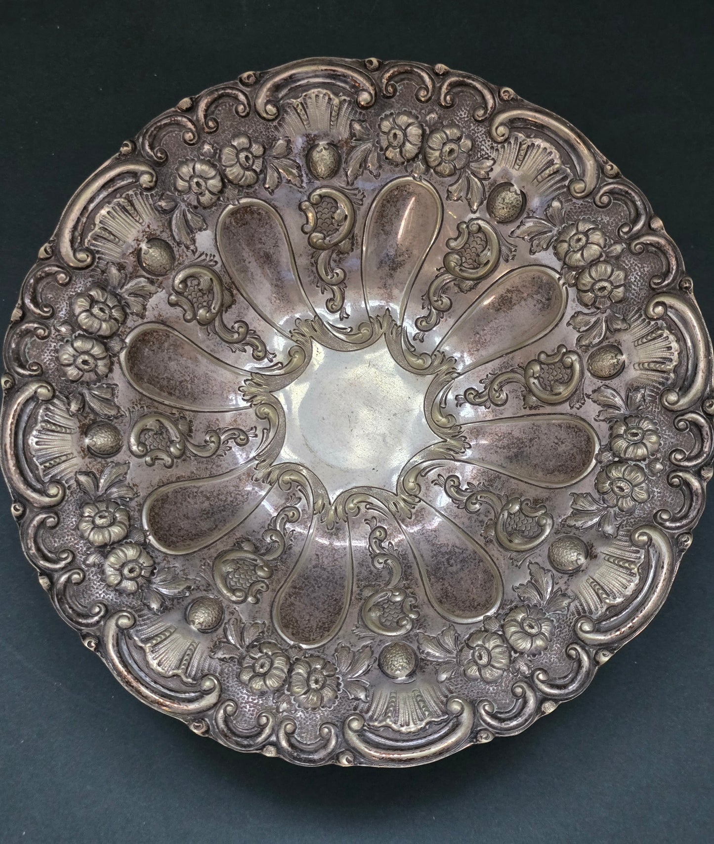 Victorian EPNS Rococo Revival Pierced Compote on Pedestal (circa 1870-1890)