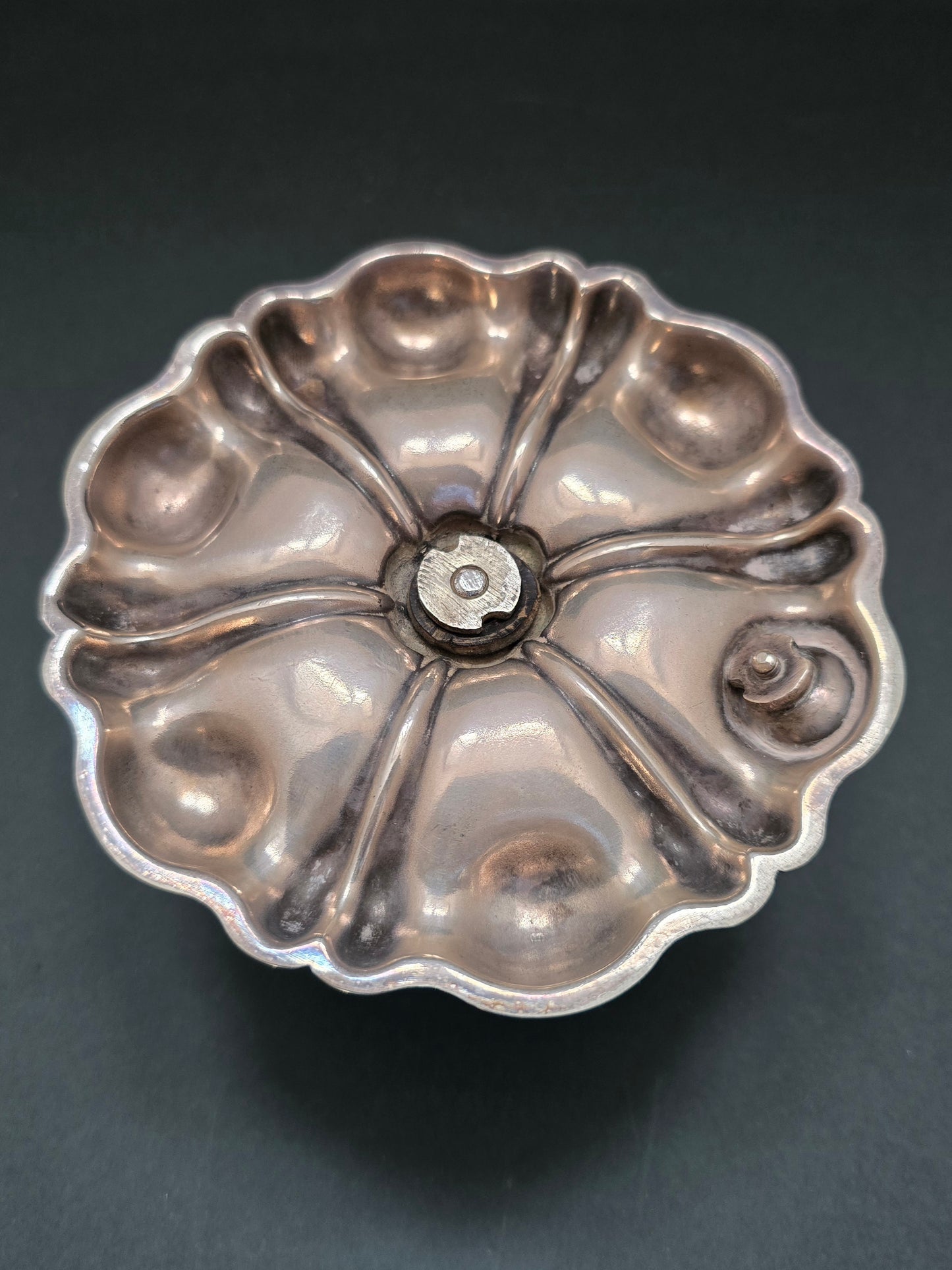 Berndorf Metalware Factory Chamber Candlestick with Bear Mark (circa 1860-1880)