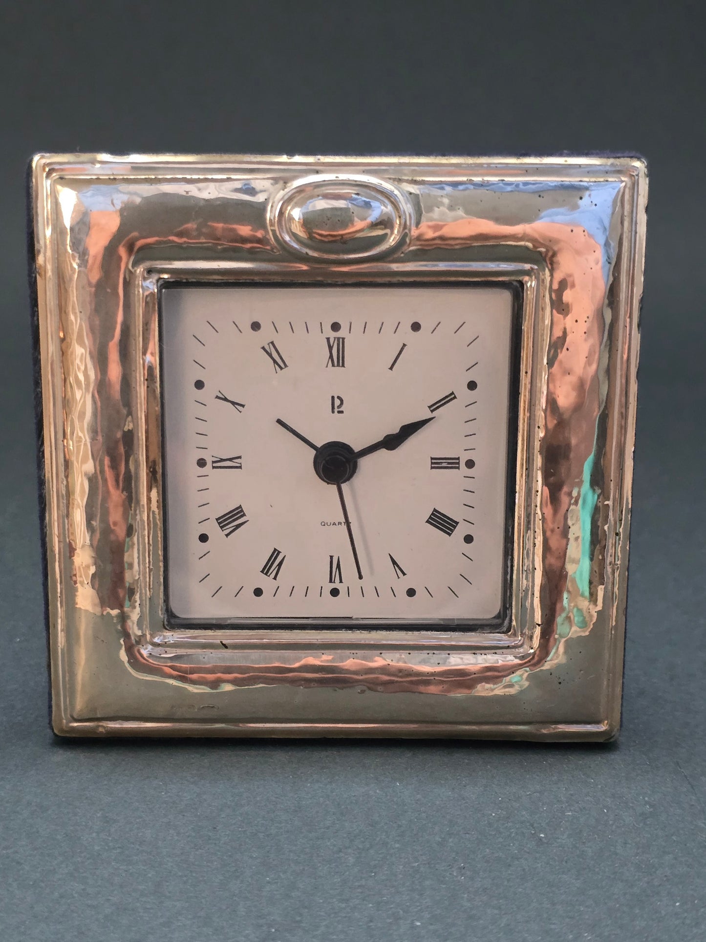 Italian Silver Desk Clocks - Vintage Florence & Milan Designs (1971 & Late 1980s)