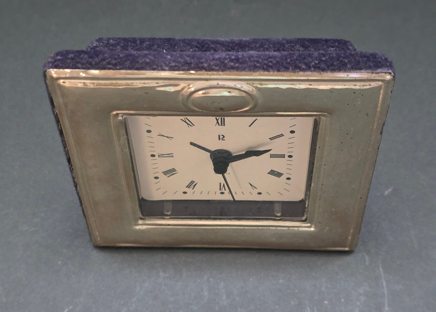 Italian Silver Desk Clocks - Vintage Florence & Milan Designs (1971 & Late 1980s)