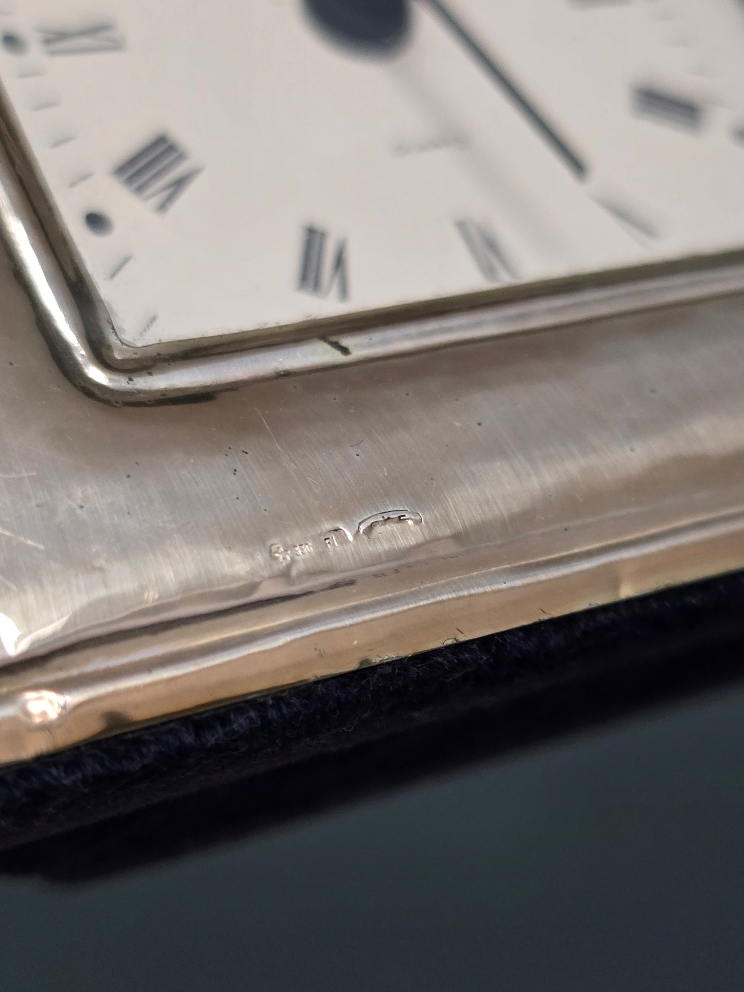 Italian Silver Desk Clocks - Vintage Florence & Milan Designs (1971 & Late 1980s)
