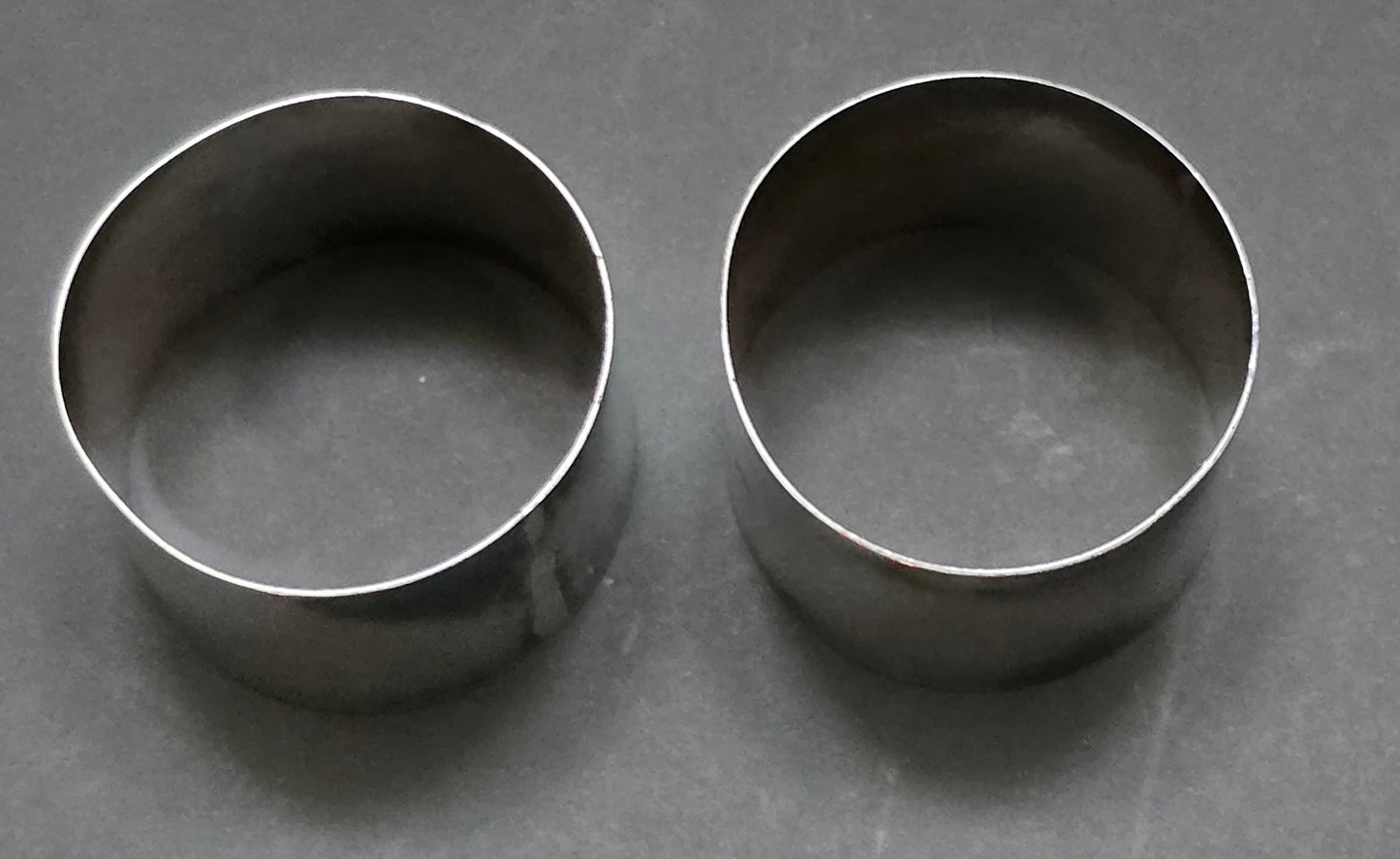 Pair of Sterling Silver Napkin Rings by E.J. Houlston - Hallmarked 1920