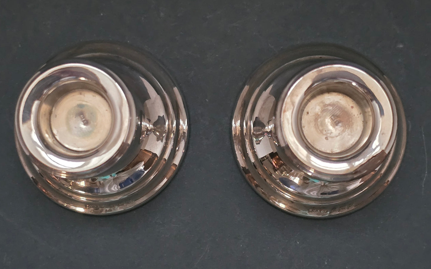 Pair of Sterling Silver Candlesticks by F.H. Adams & Holbrook Sheffield - Hallmarked 1906
