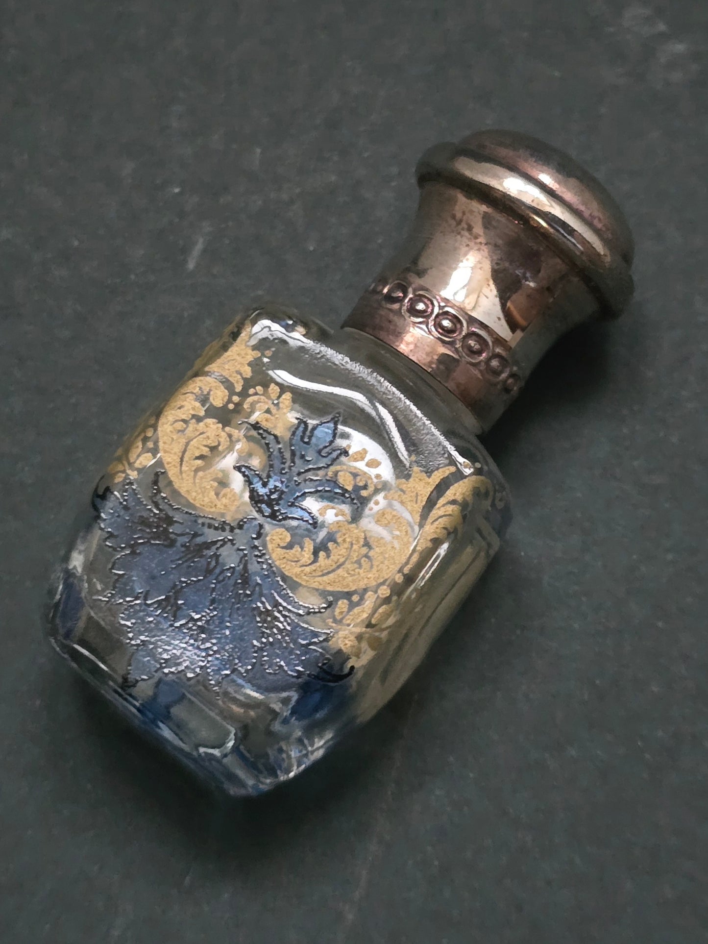 Vintage Perfume Bottles - Sterling Silver & Glass Miniature Scent Bottles (1930s-1950s)
