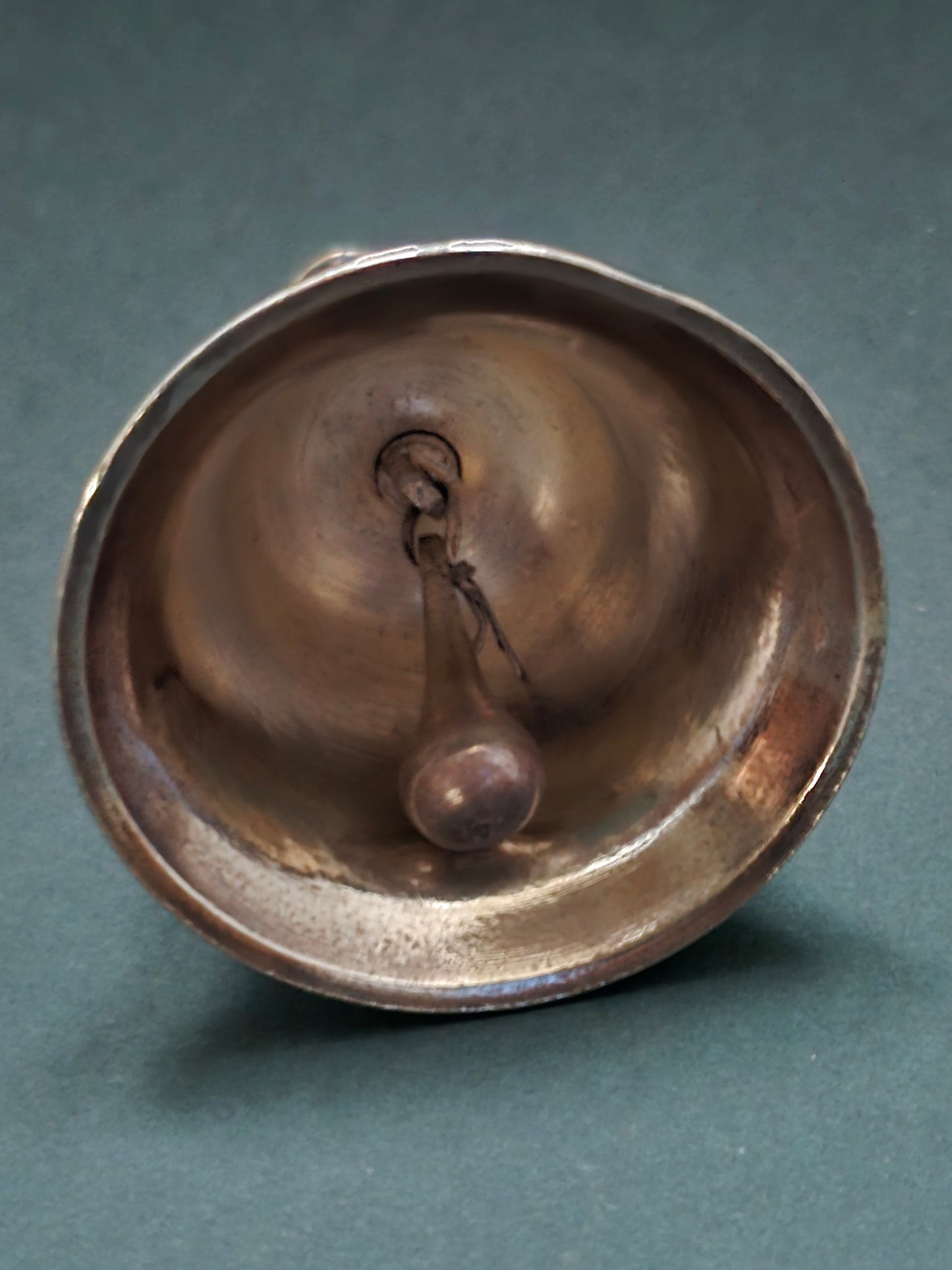 Antique Christofle Silver-Plated Table Bell - French Luxury circa 1870 with Ornate Engraving