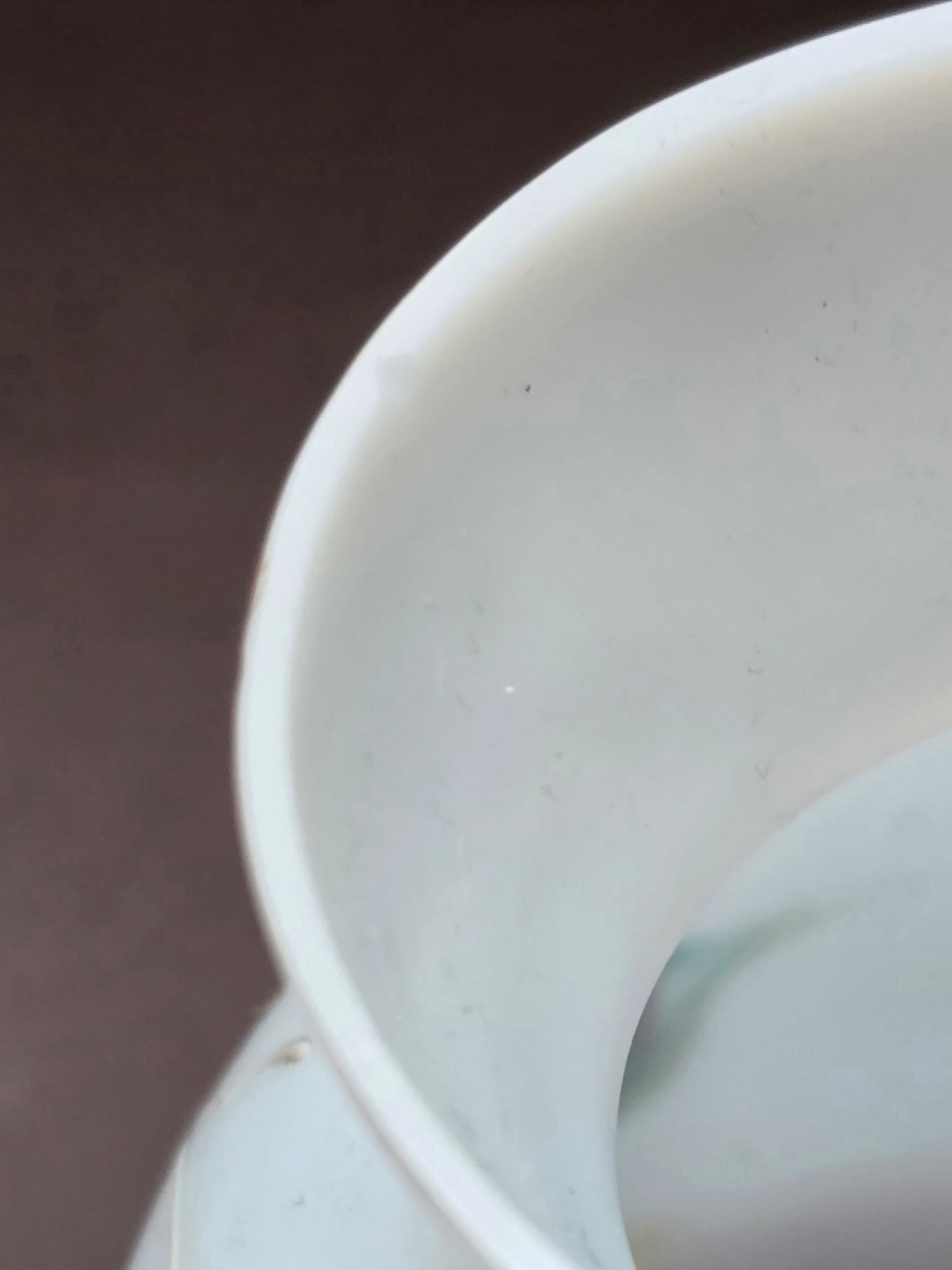 Antique Opaline Glass Vase 1880 - Hand-Painted Milk White Victorian Decor