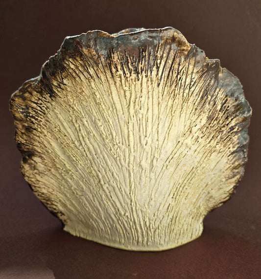 Sepp Treiber Unikatkeramik Shell Bowl – Studio Pottery, Rust, Austria, 1960s