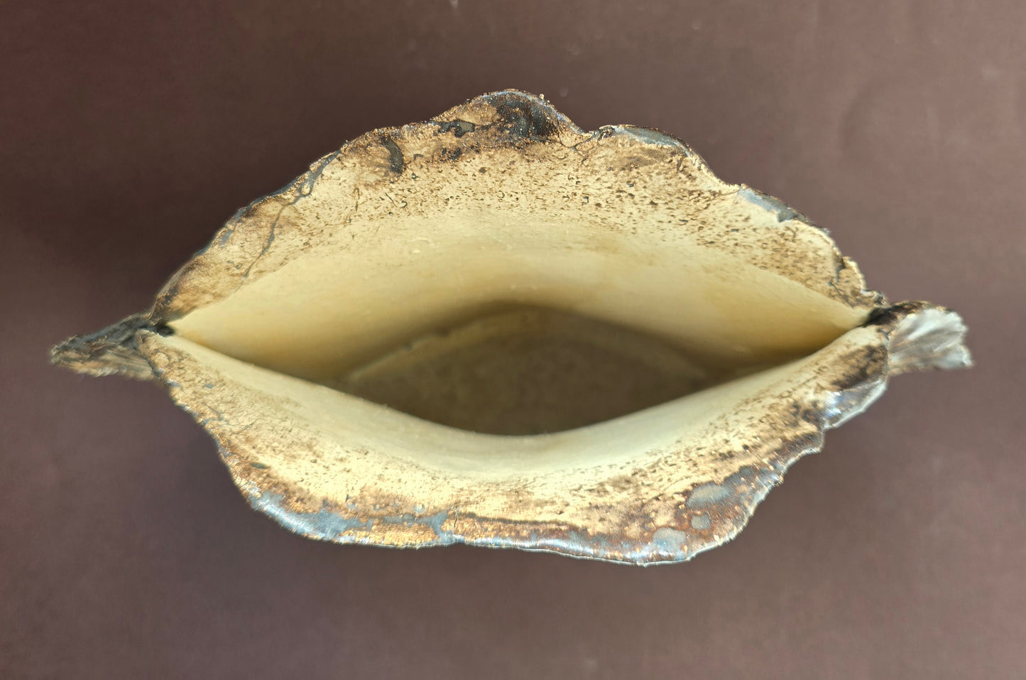 Sepp Treiber Unikatkeramik Shell Bowl – Studio Pottery, Rust, Austria, 1960s