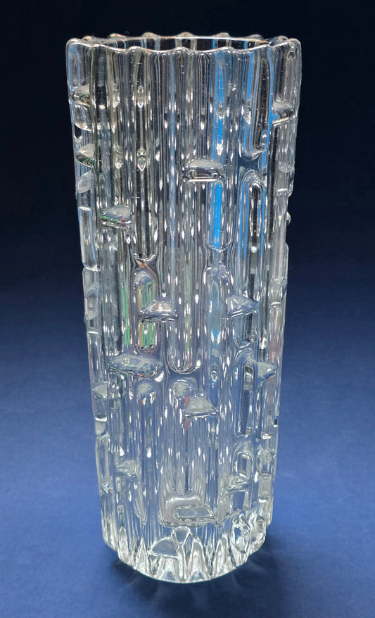 Frantisek Vizner 'Maze' Vase – Rudolfova Hut Glassworks, Bohemian, c.1960