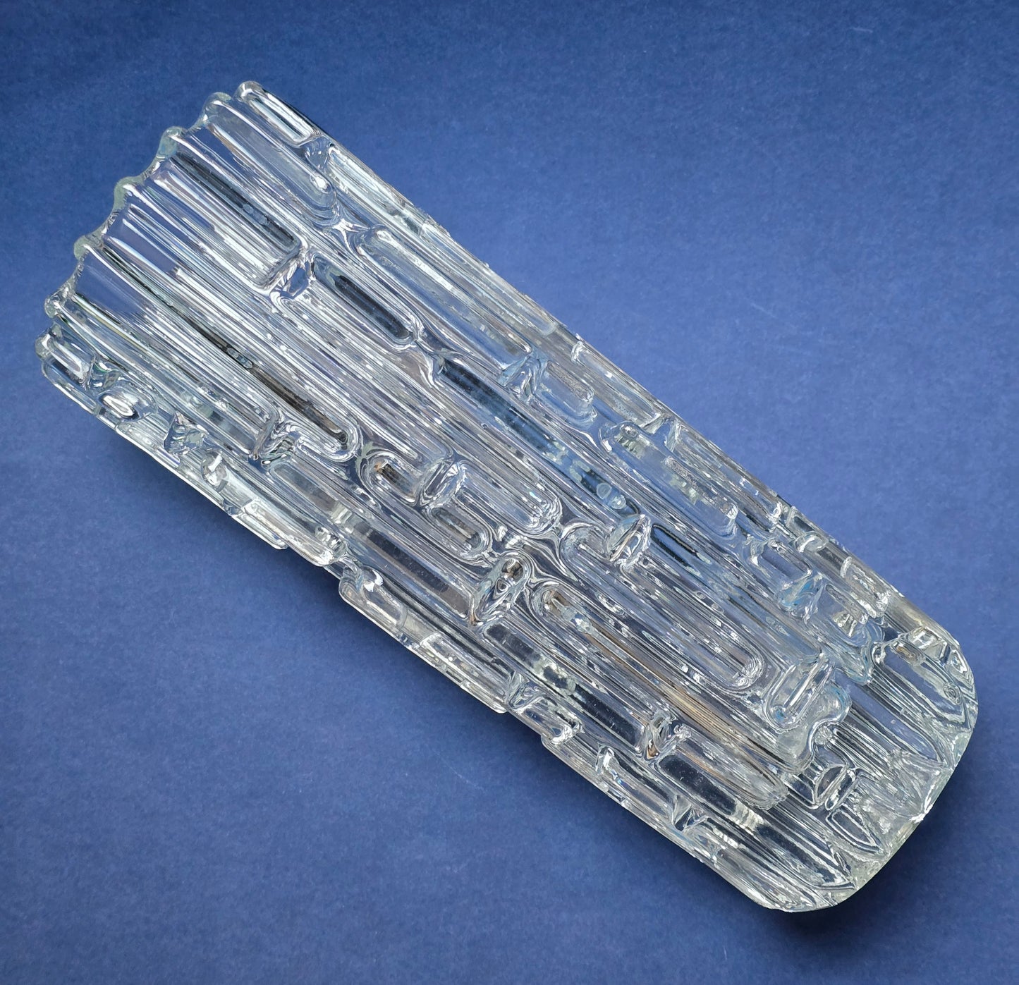 Frantisek Vizner 'Maze' Vase – Rudolfova Hut Glassworks, Bohemian, c.1960
